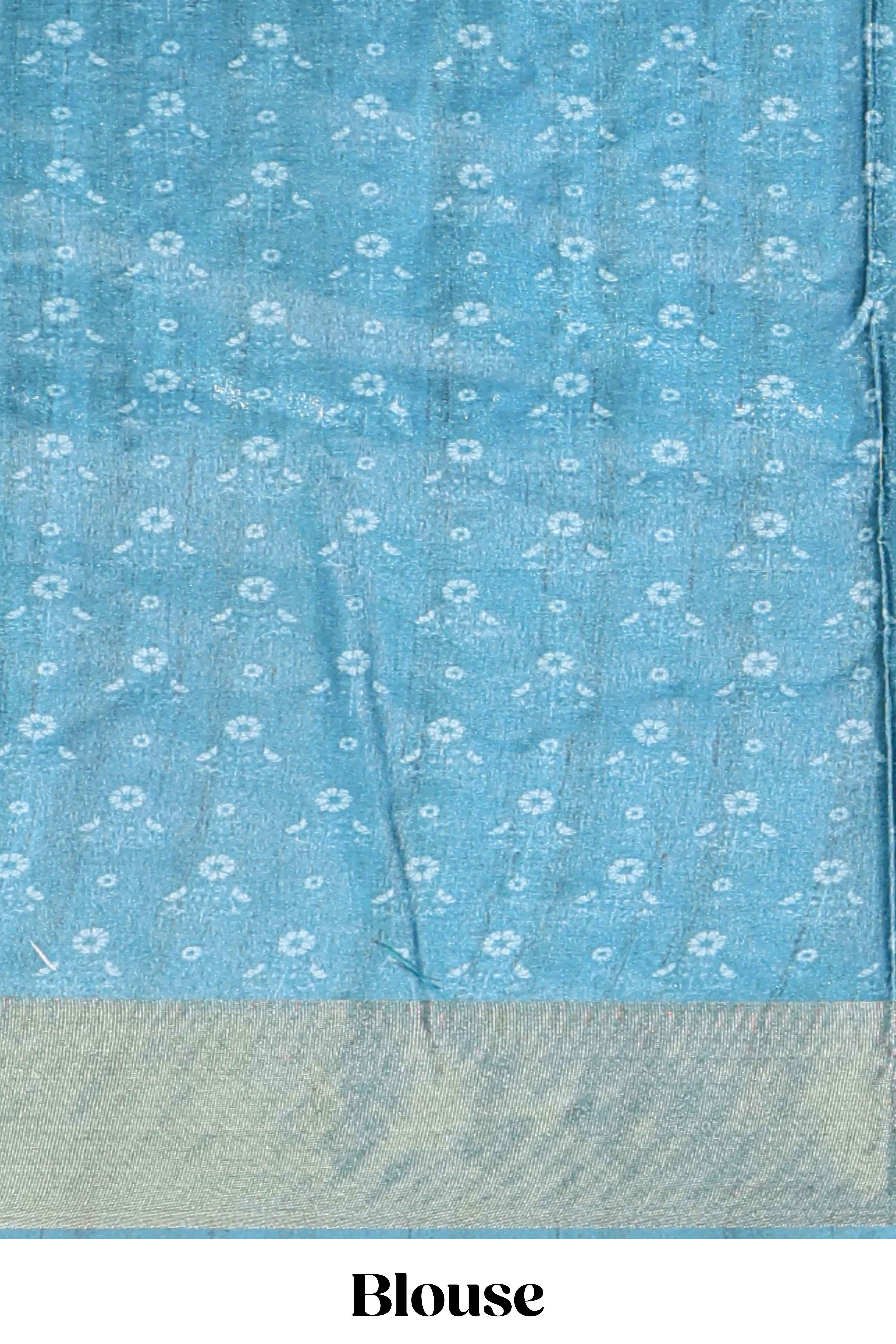 Maroon dola silk saree with contrast coper gold zari border and contrast blouse