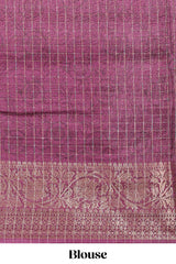 Dola silk saree all overcrepe floral printeddesign with copper zari border and pallu