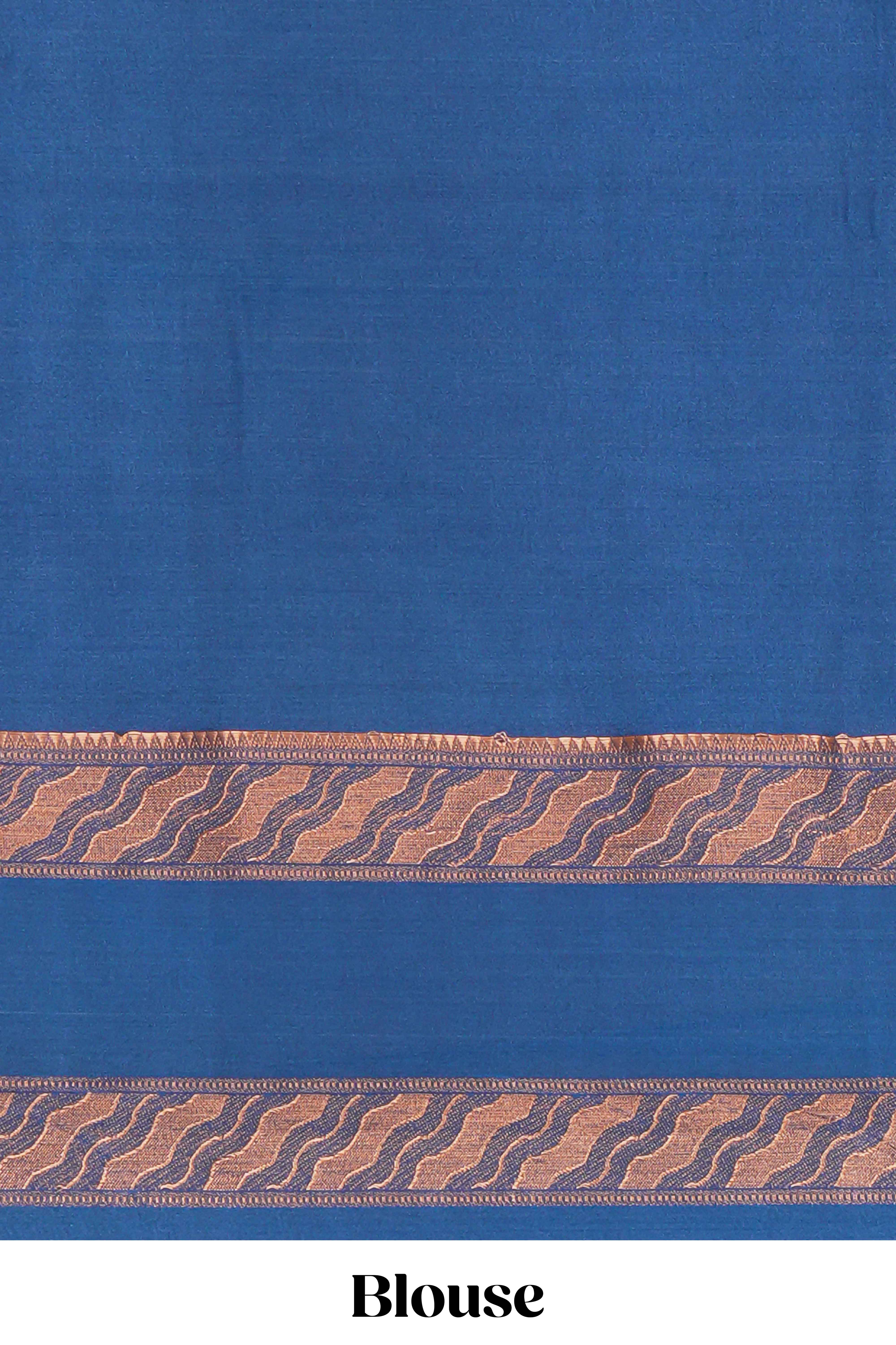Grey zari striped design kathan silk saree with contrast bentex zari borders and blouse