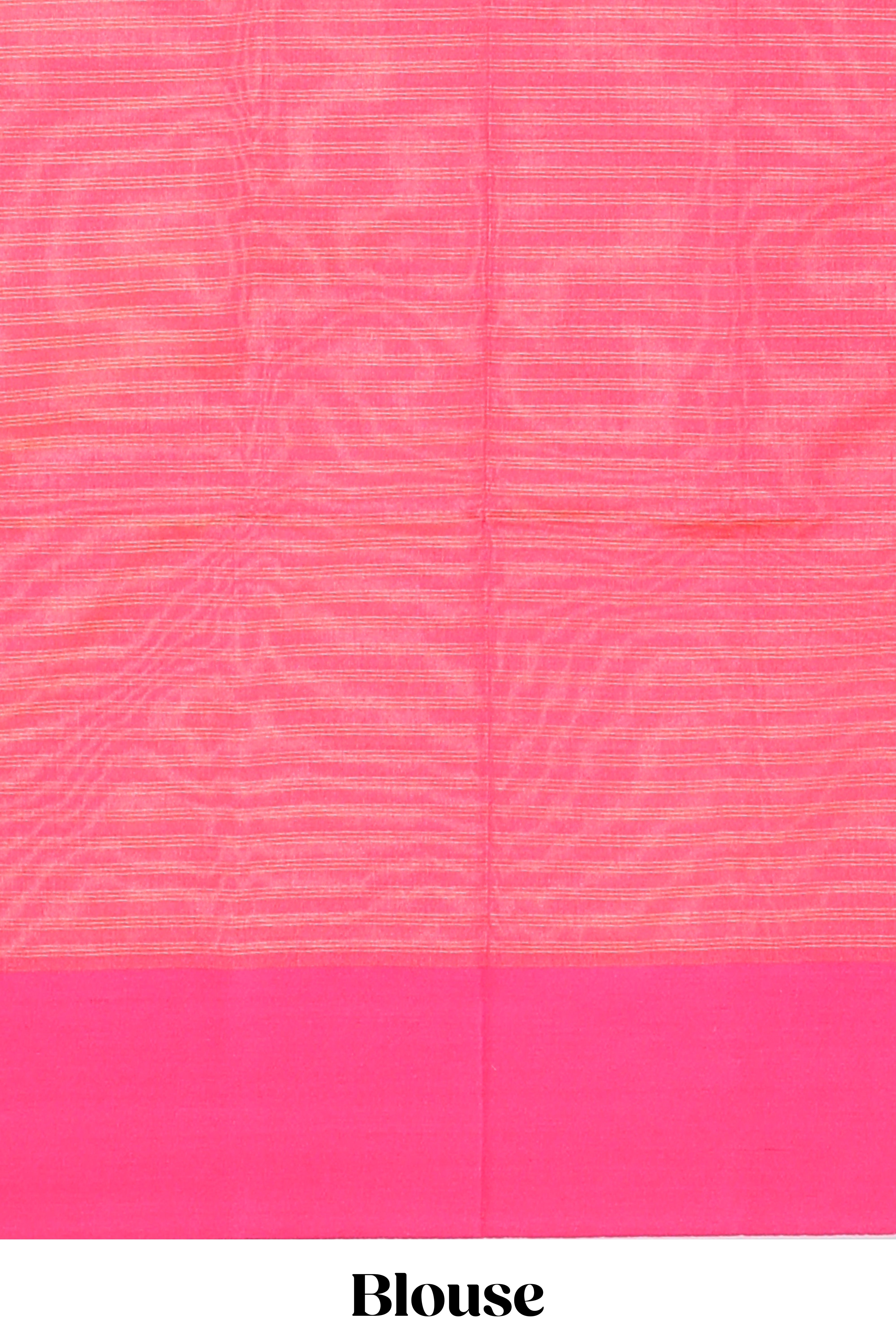 Yellow checked floral design kota cotton saree with contrast border and striped blouse
