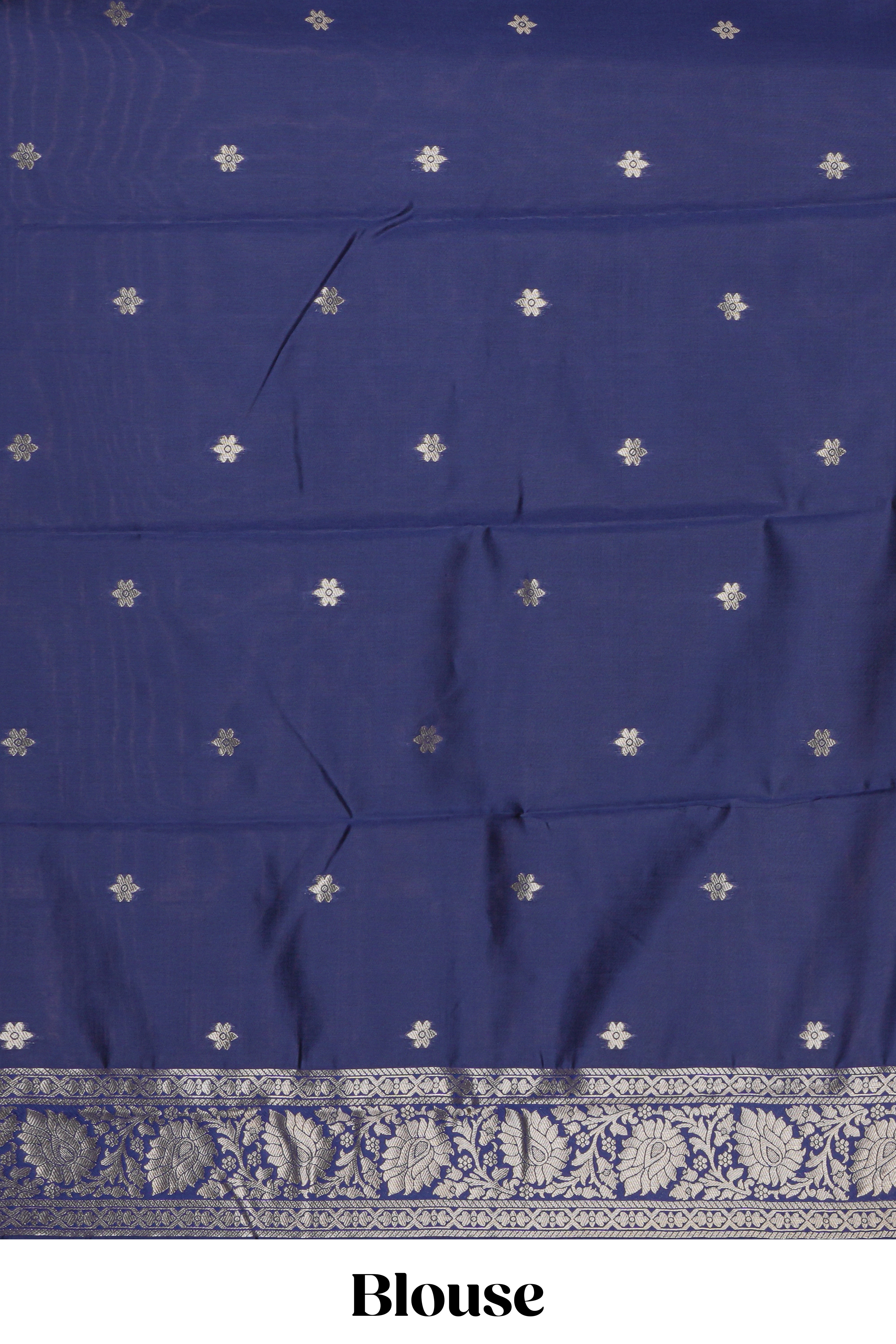 Green striped zari motifs design kota cotton saree with contrast zari border and motifs blouse