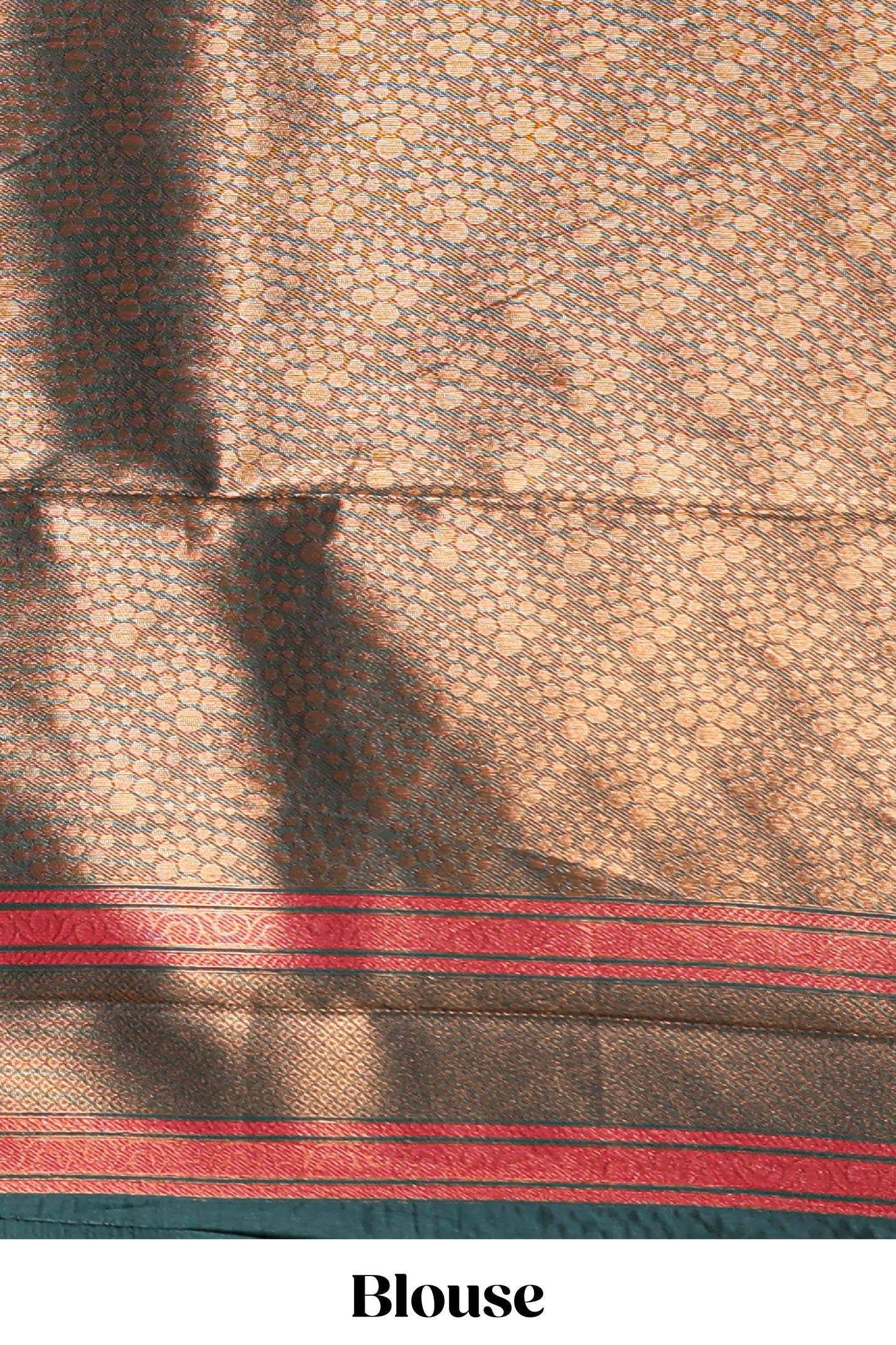 Yellow chevron zari design litchi silk saree with contrast swirl shape zari border and blouse