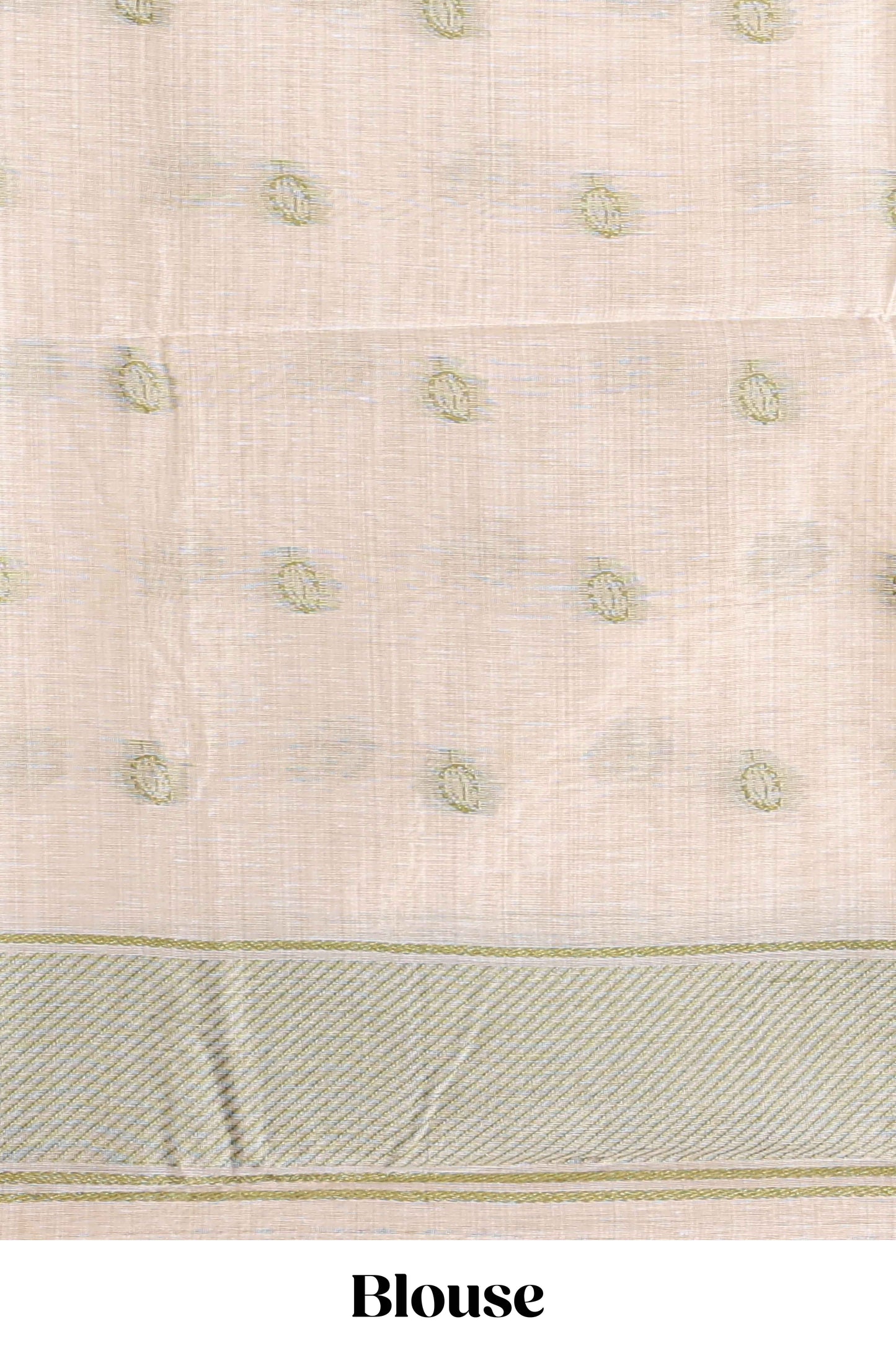 Pastel green floral print munga cotton saree with matching floral print pallu along with tassles
