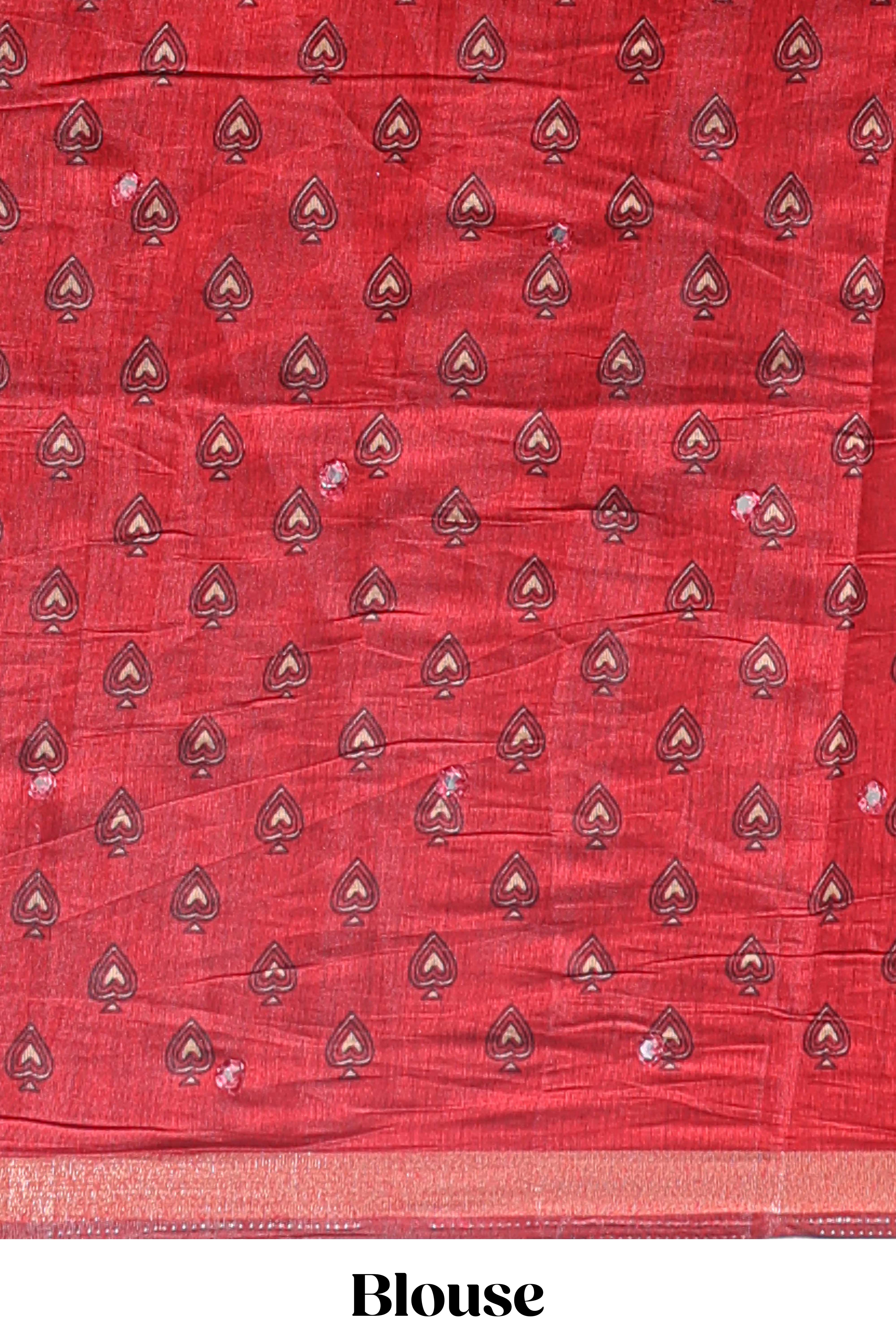 Mustard yellow chevron print marsh mellow saree with contrast zari border and contrast blouse