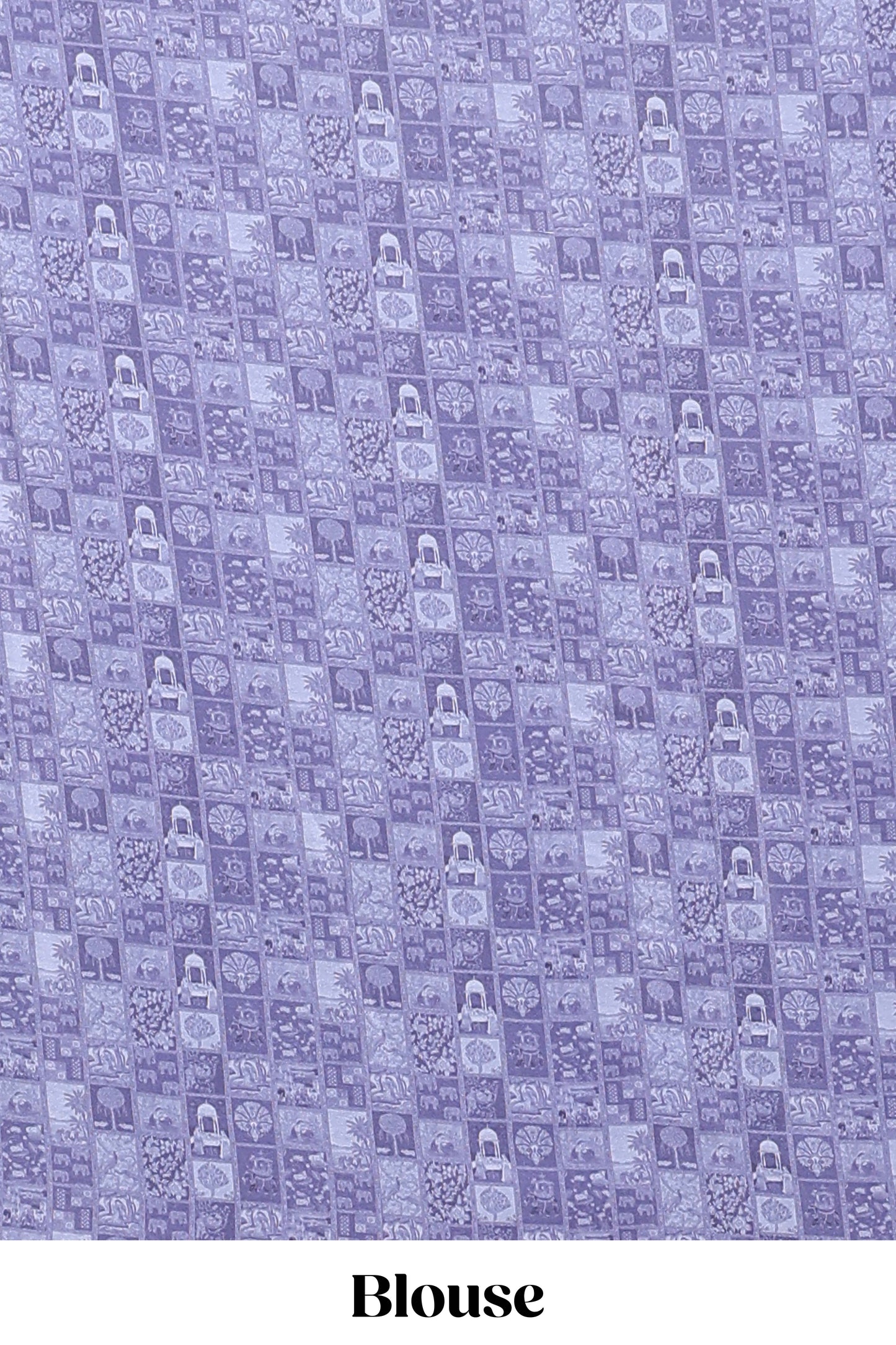 Multi color unique design art mysore silk saree with printed border and pallu