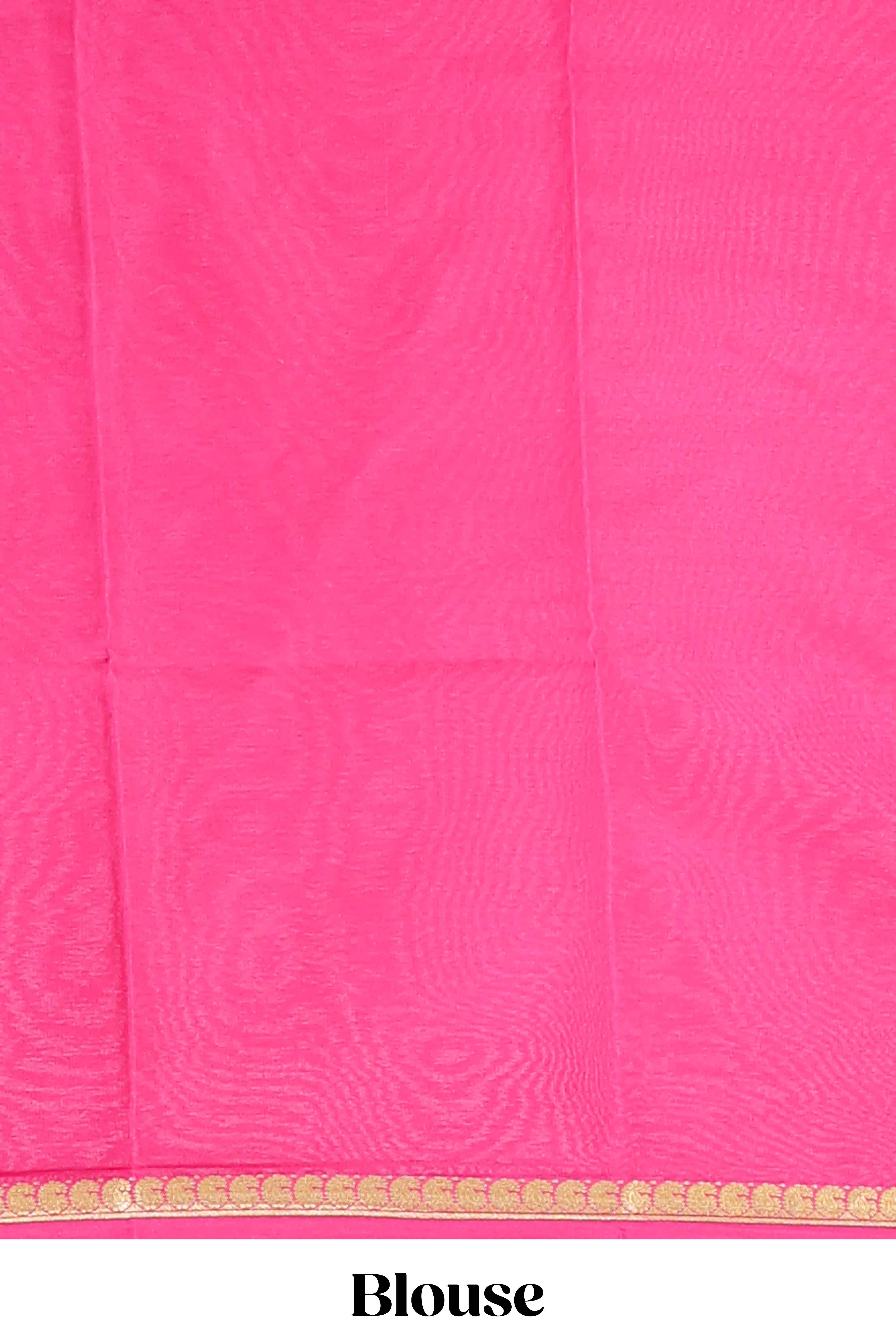 Lime yellow plain design pure mysore silk saree with contrast border and blouse