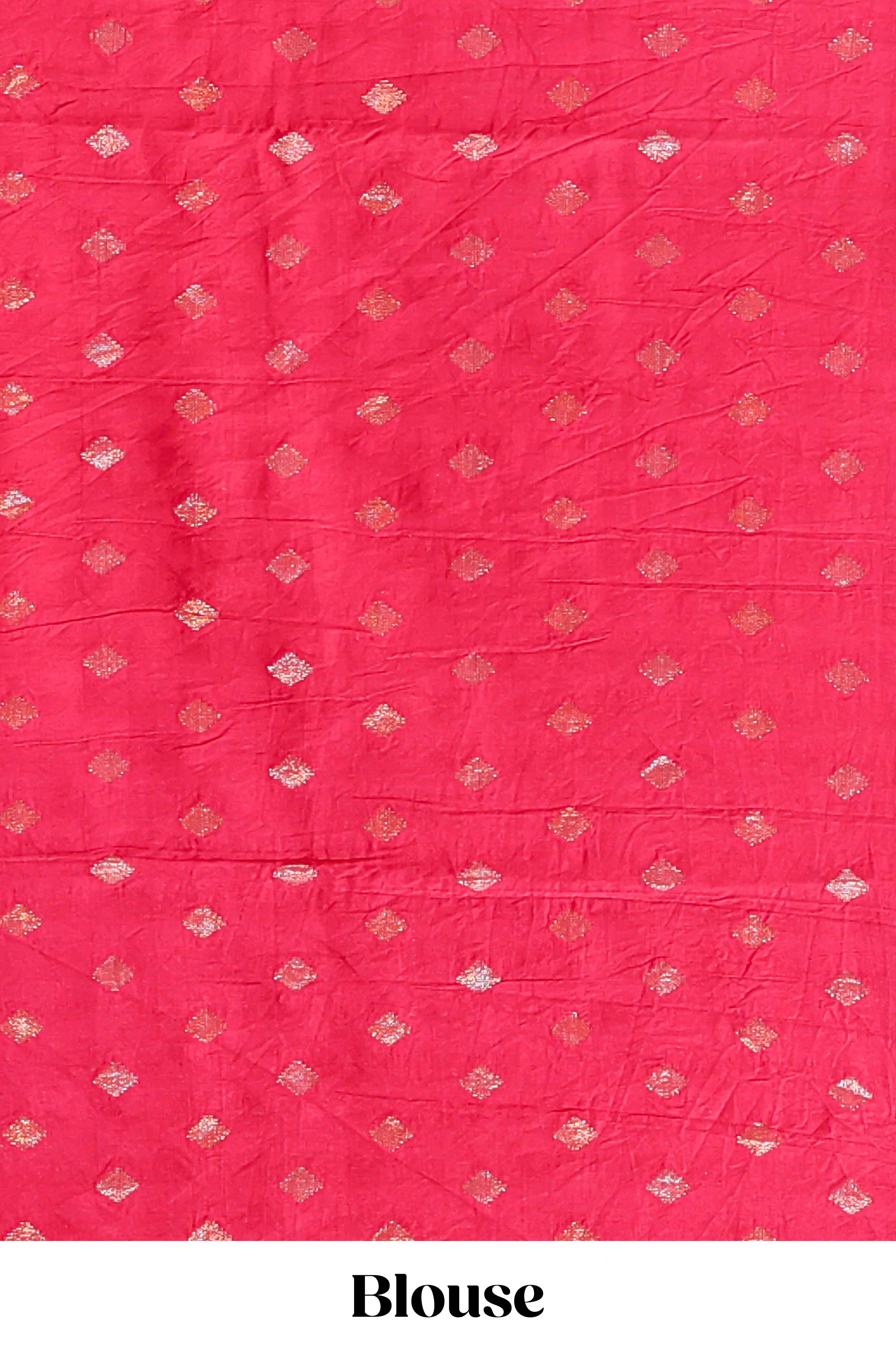 Multi color kalamkari style printed saree with traditional art design with contrast zari border and motifs blouse