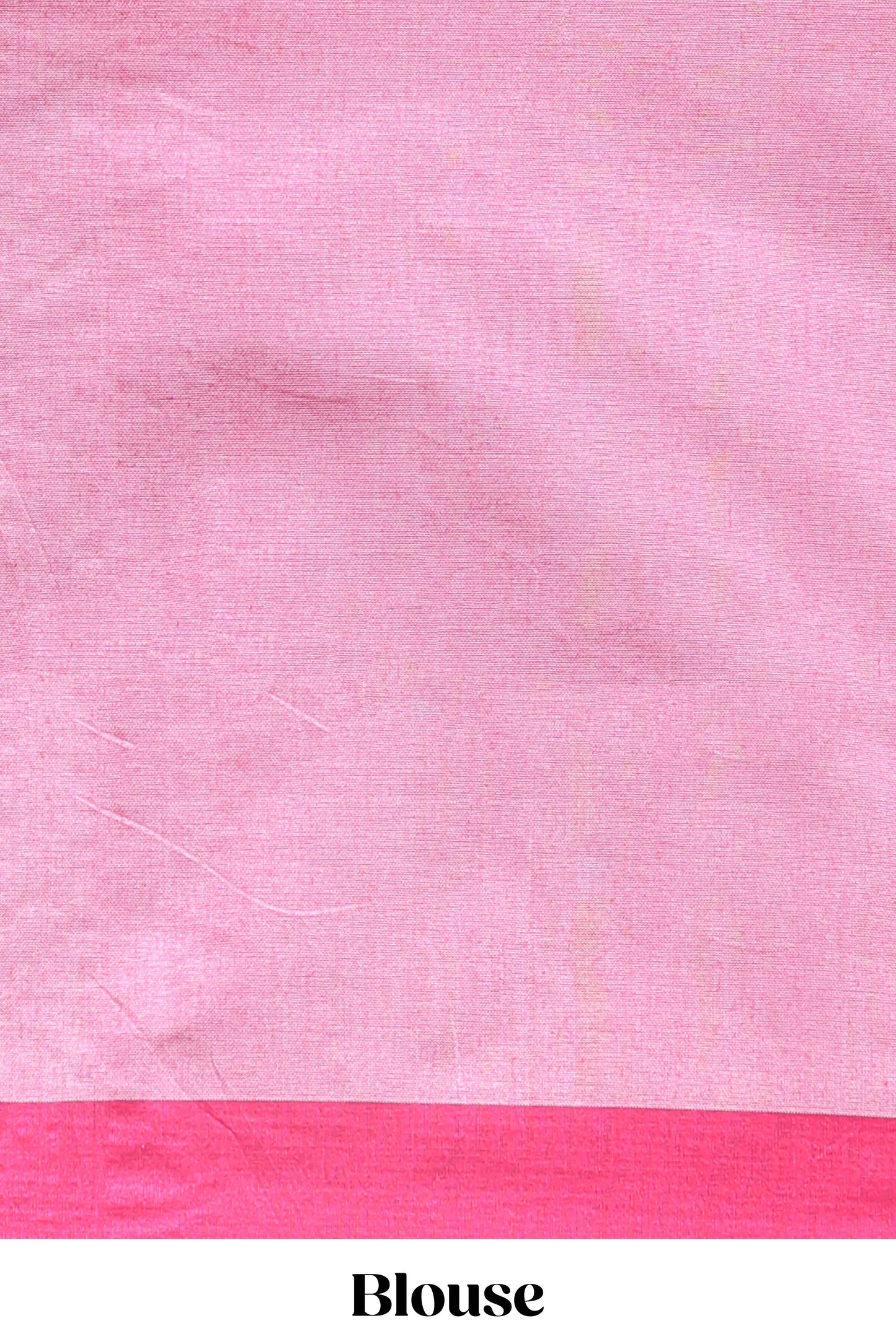 Light Blue & Pink Floral Woven Sothu Cotton Saree with Tassels