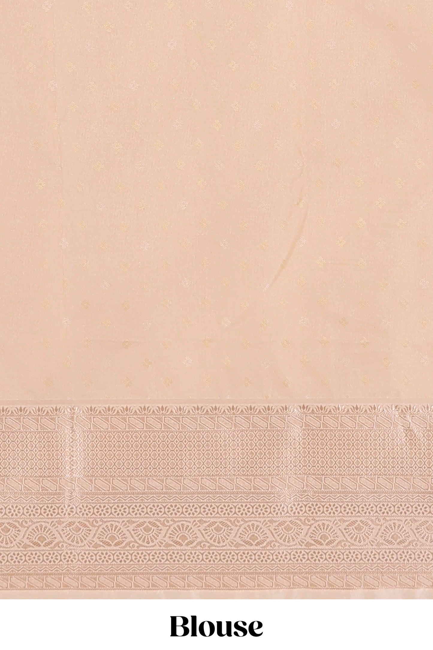 Mustard checked zari butta semi soft silk saree with contrast border and pallu