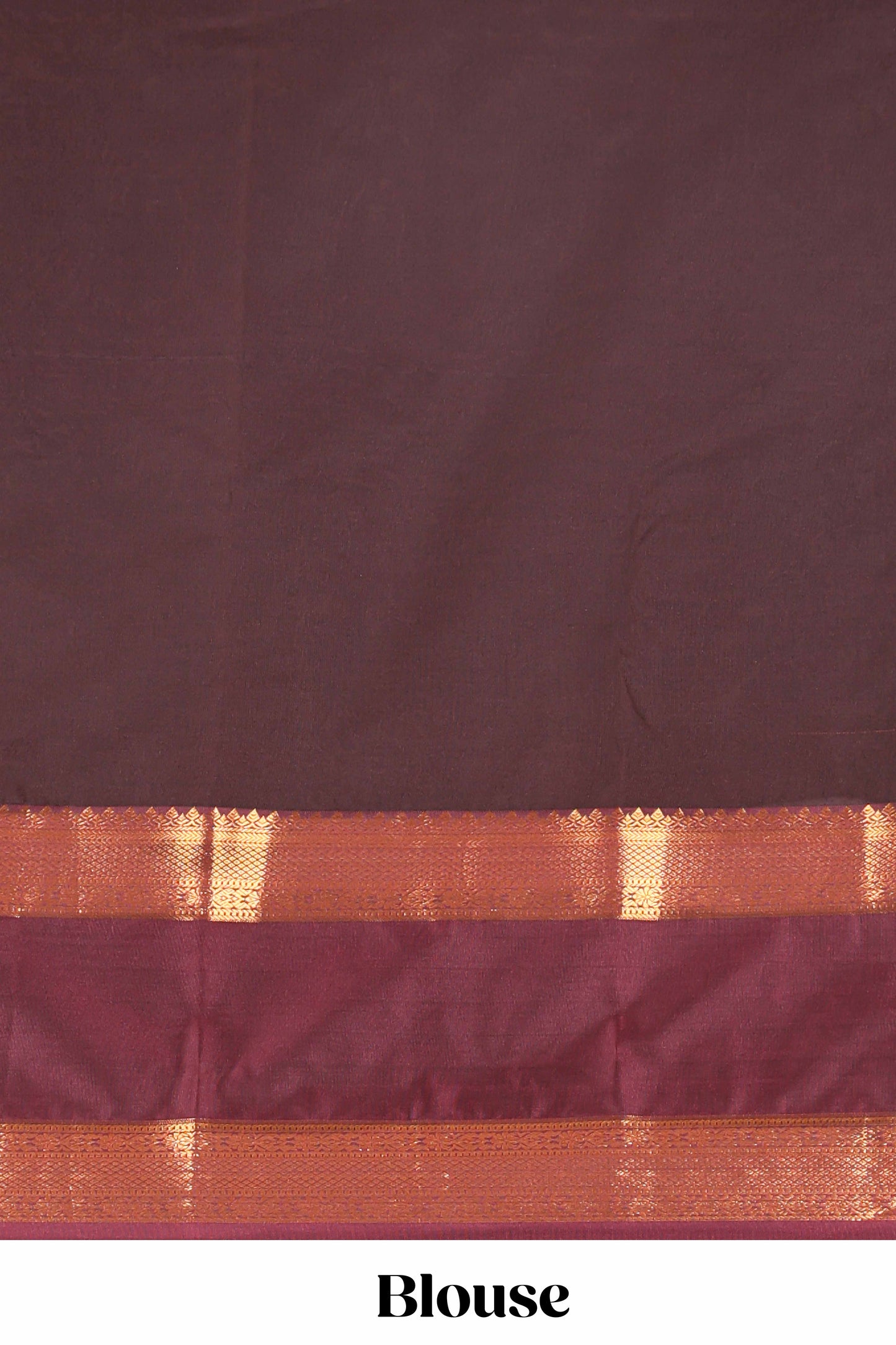 Bright orange striped zari motifs semi soft silk saree with contrast bentex border and pallu