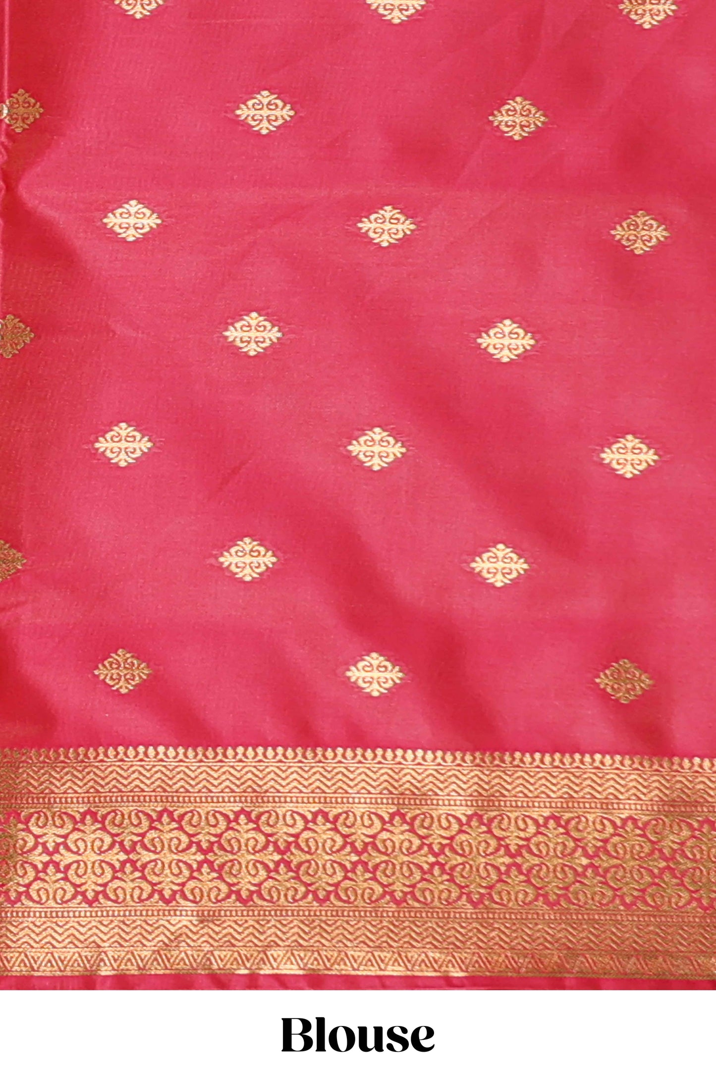Soft silk saree with zari paisley golden zari motifs and rich zari pallu with contrast big border