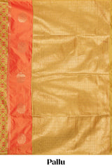 peach semi soft silk saree patola printed body with zari border and rich contrast pallu with contrast blouse