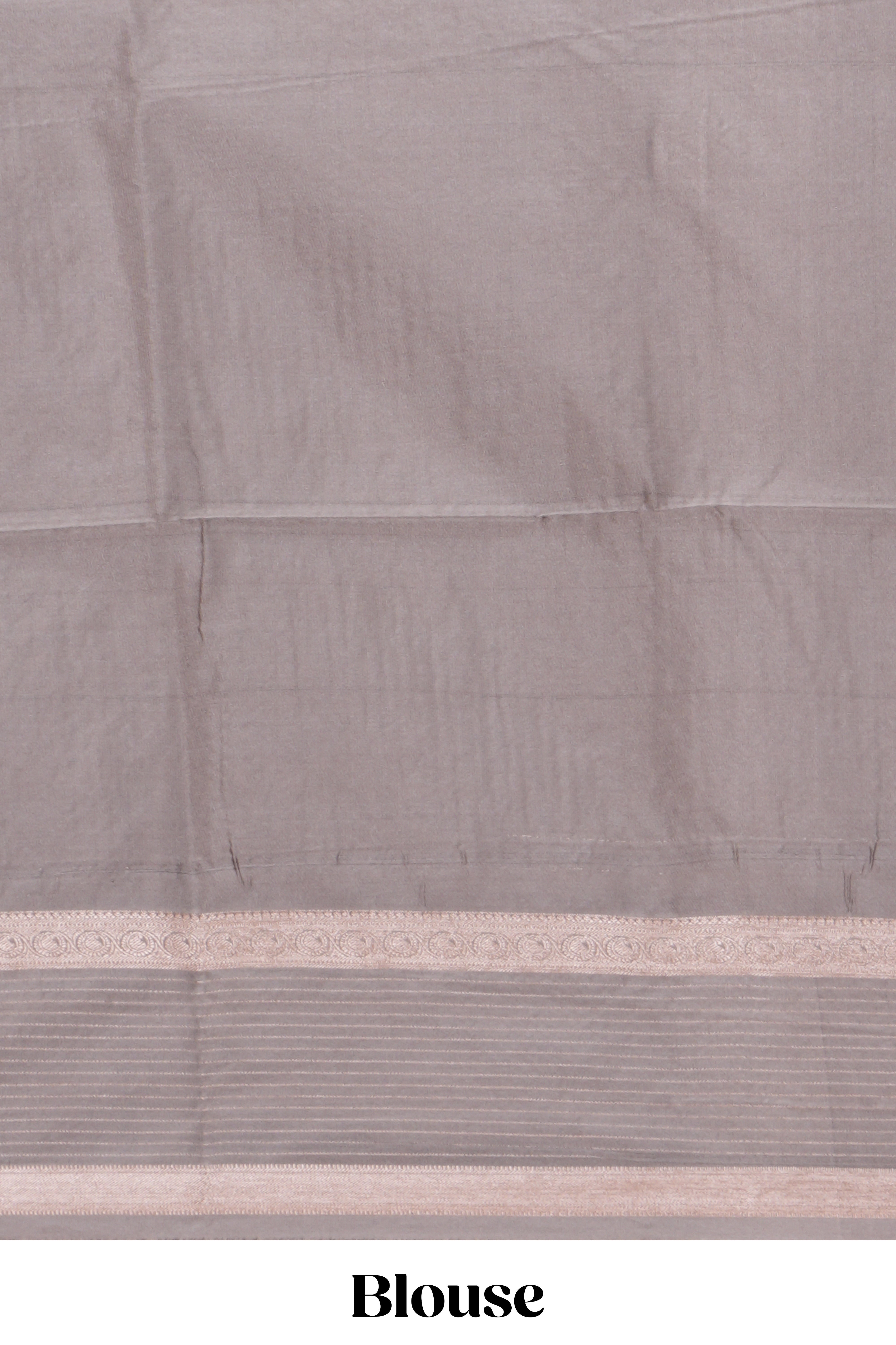 Berry blue zari checked motifs design semi soft silk saree with contrast border and blouse