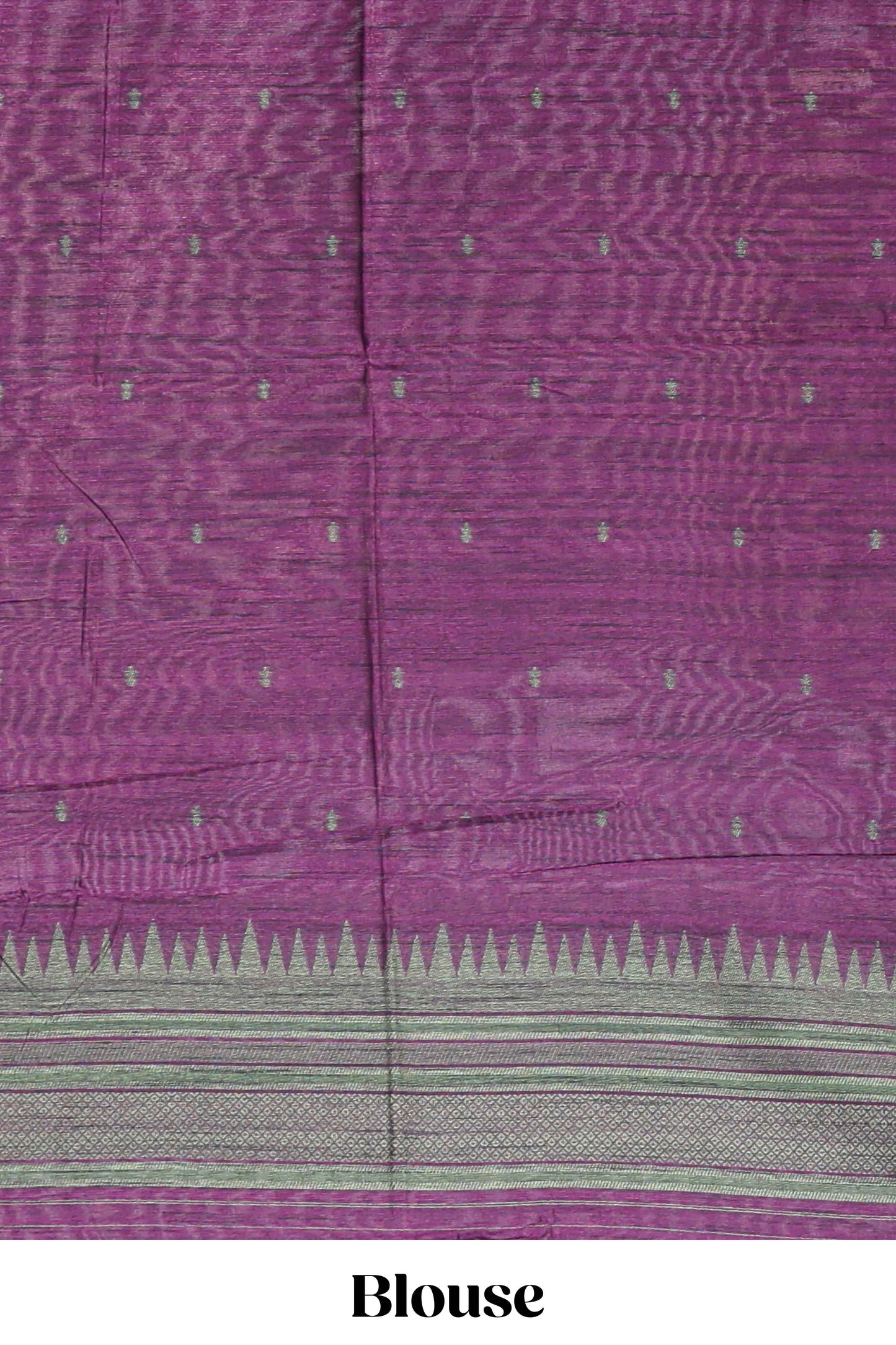Bottel green ikkat motifs design semi tussar saree with contrast border and motifs blouse