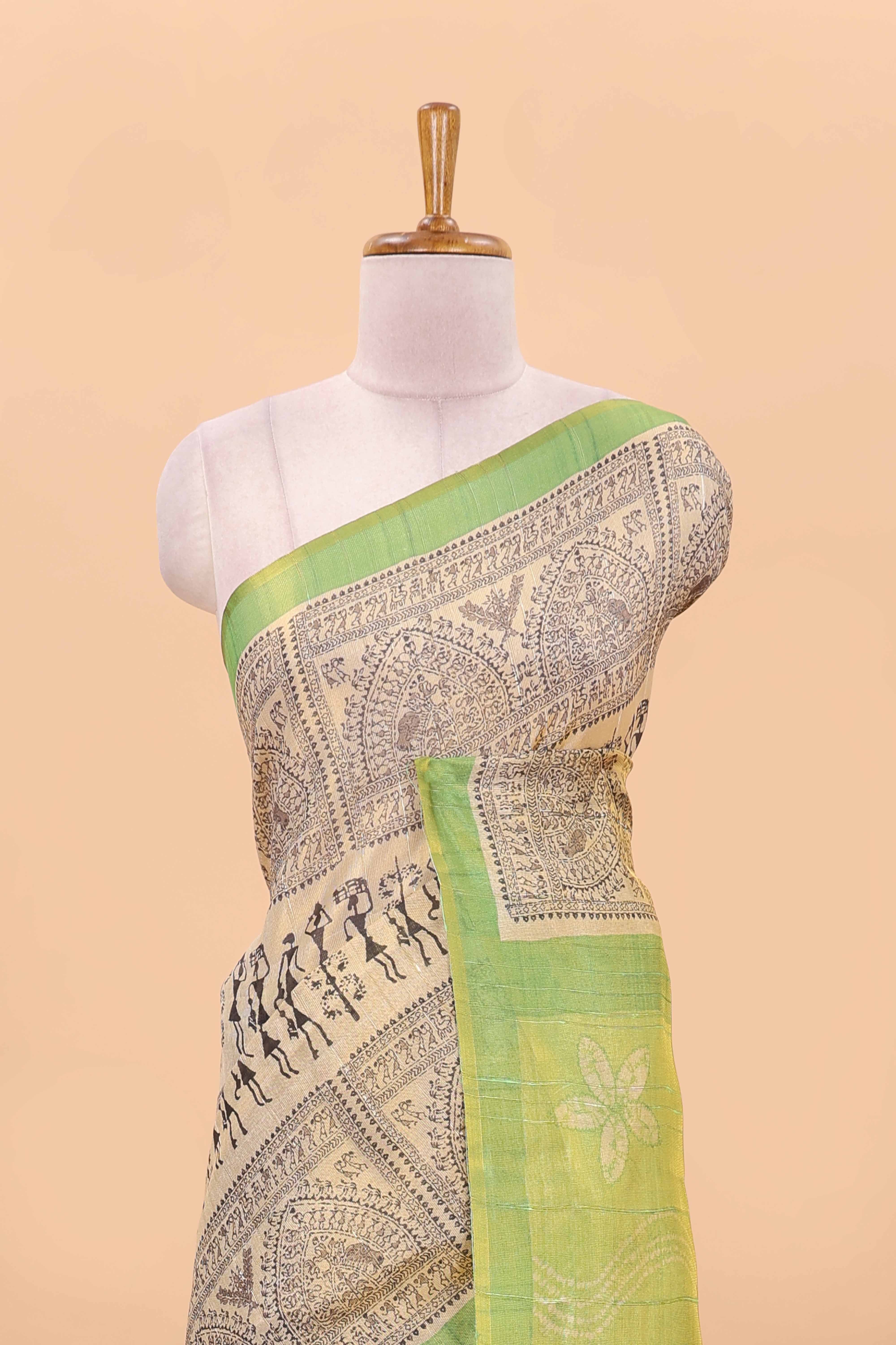 Accent blouse contrast