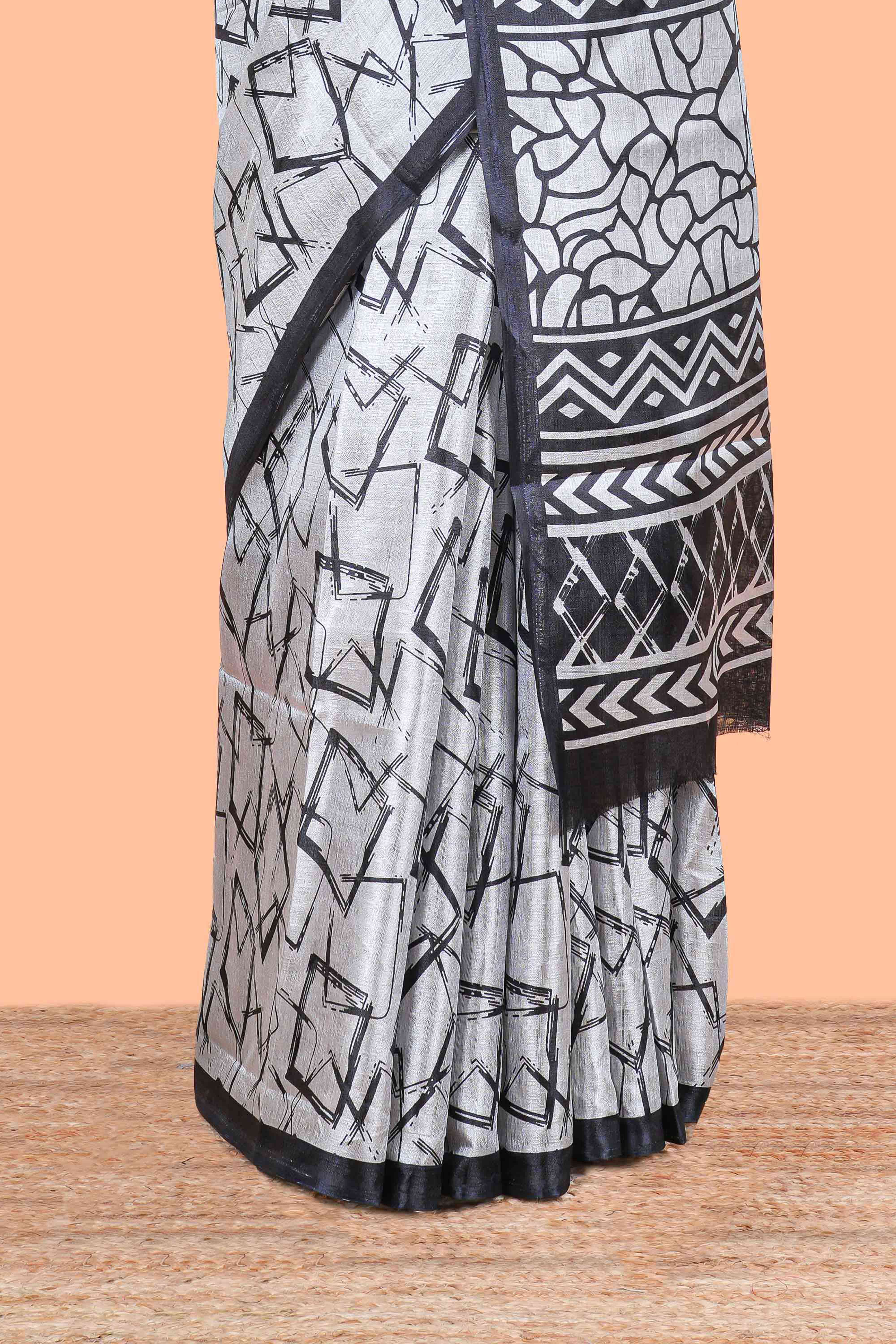 Allover print detailing