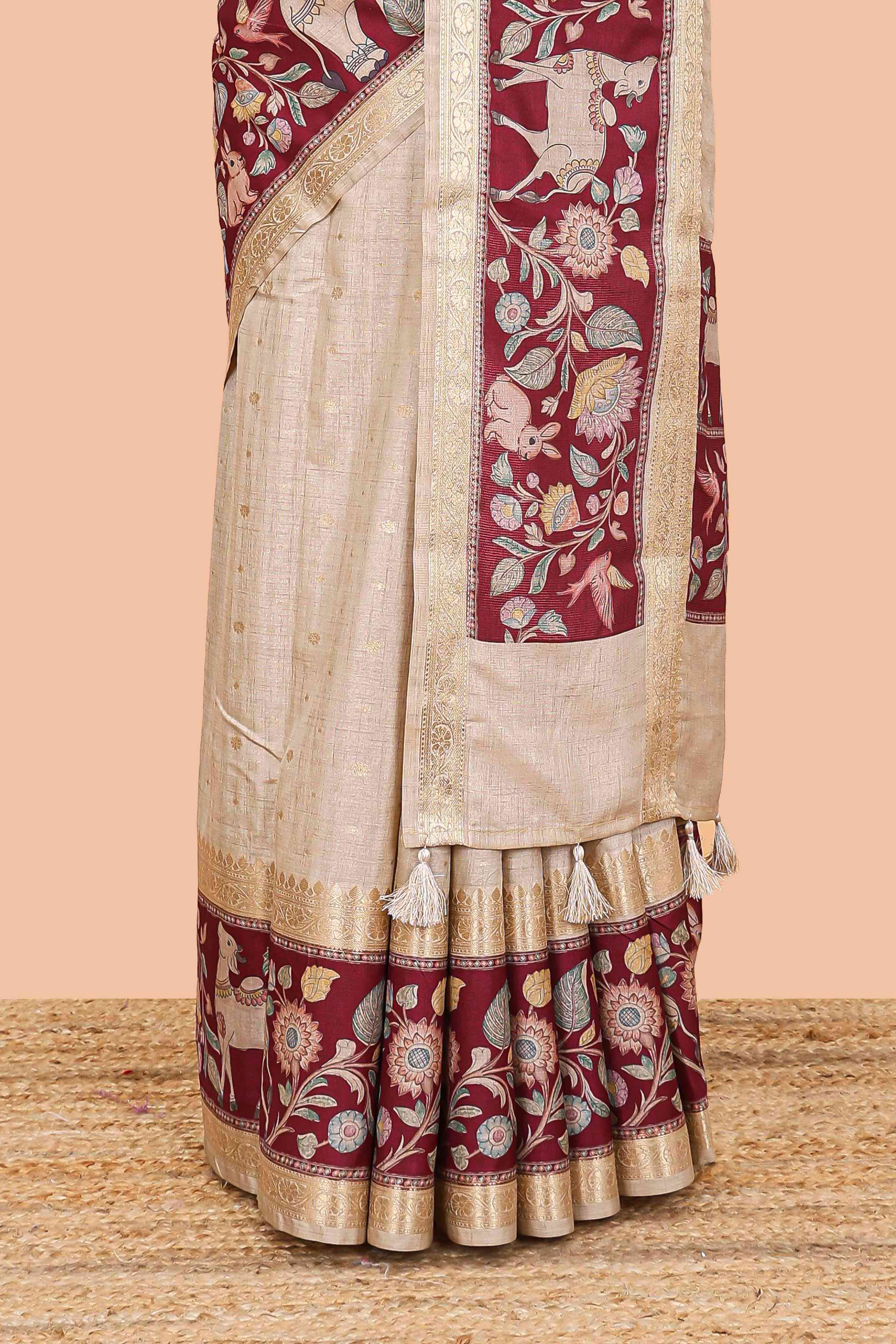 Animal motif kalamkari