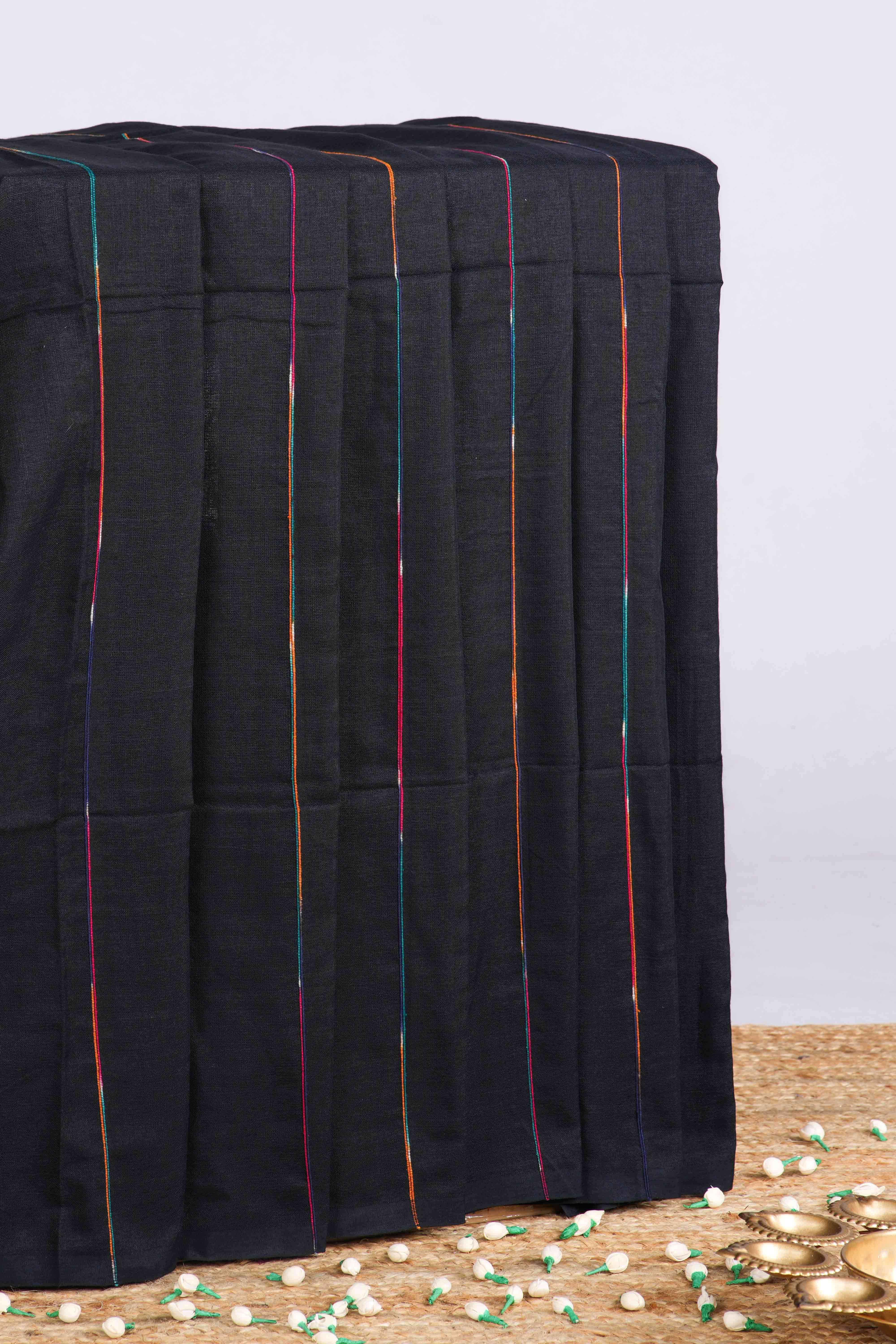 Black Khadi Cotton