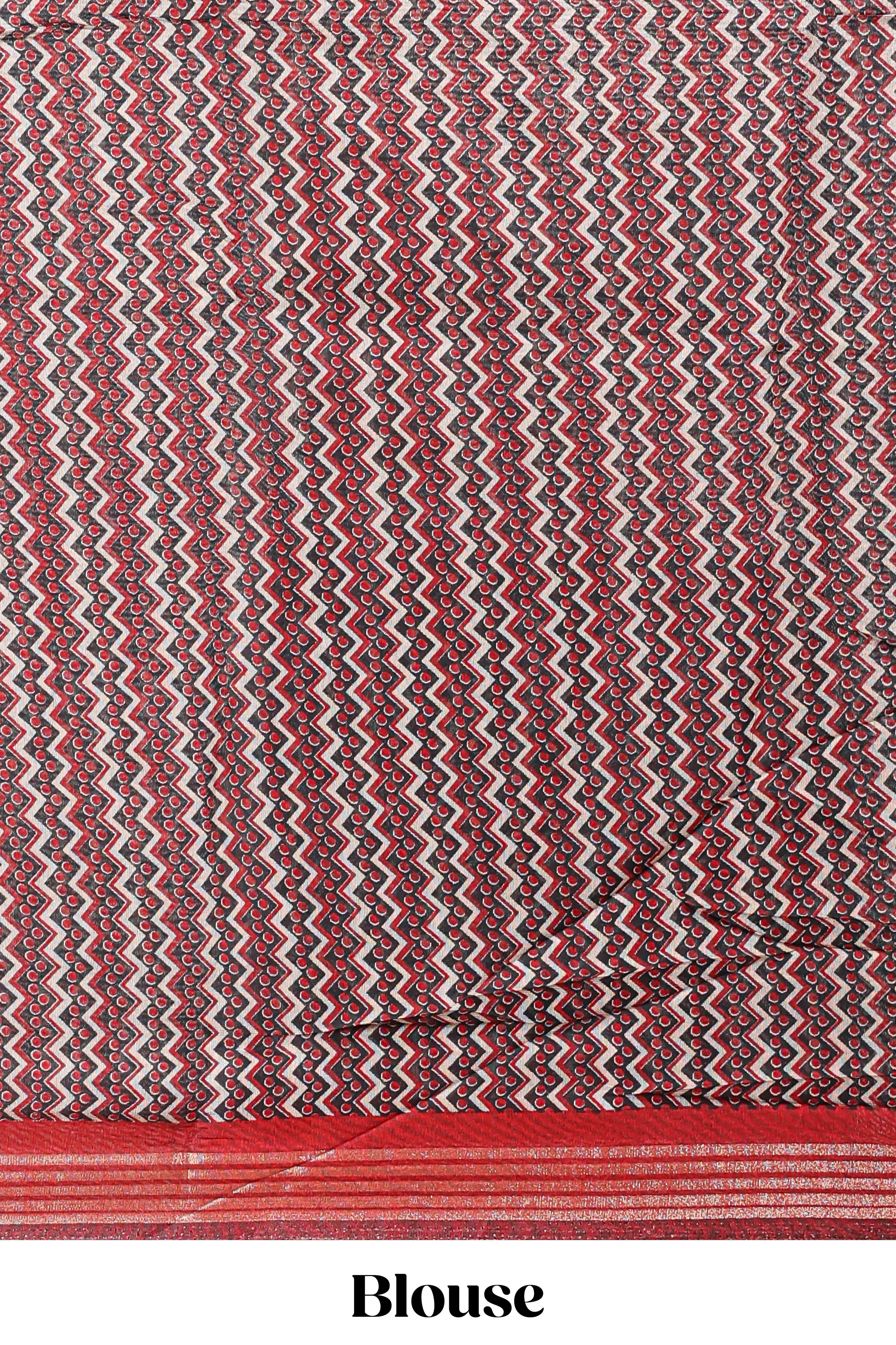Black casual chanderi cotton saree