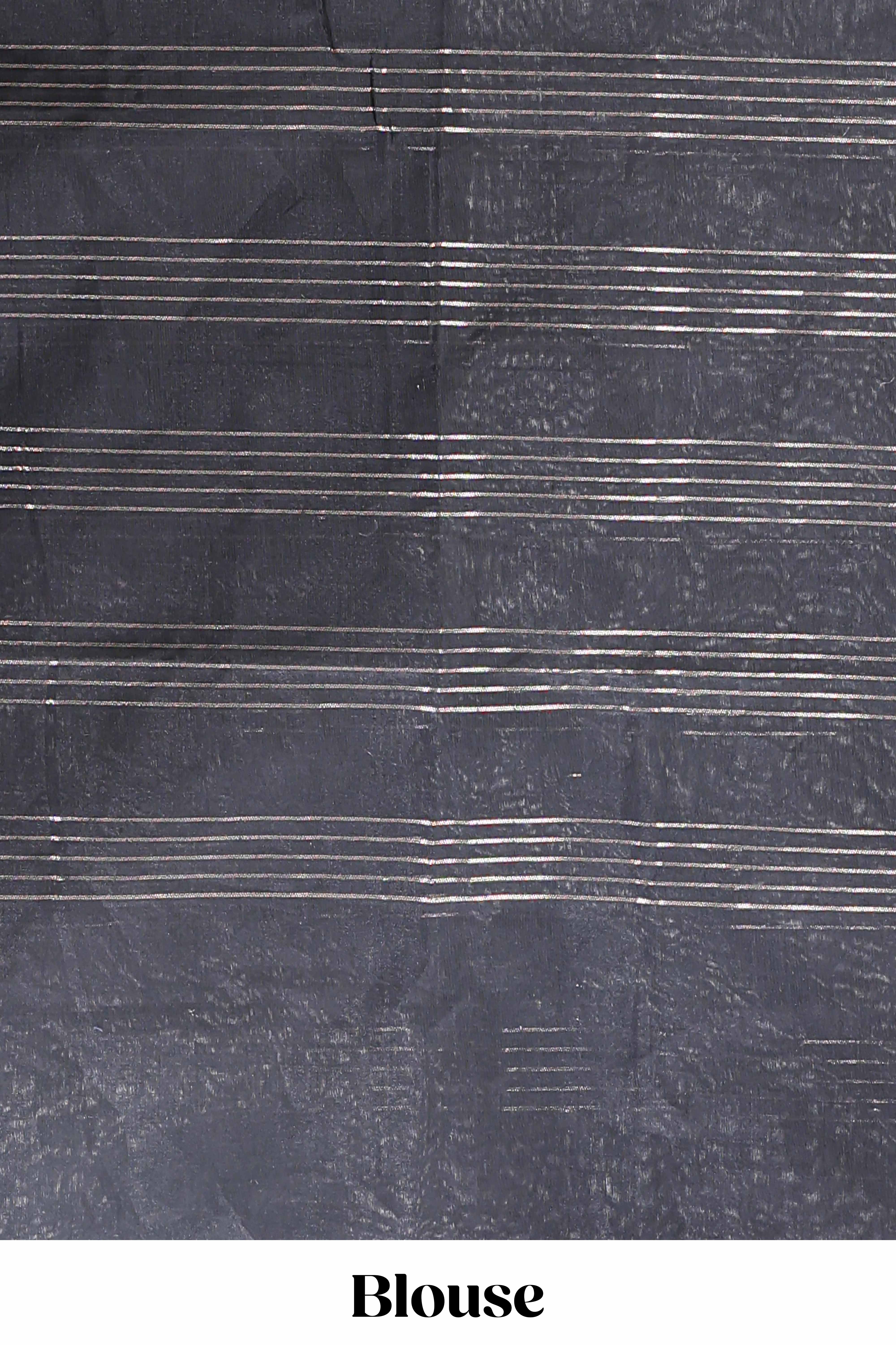 Black casual chanderi cotton sarees