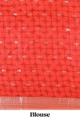 Black casual wear chanderi cotton saree