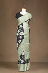 Black tussar soft weave