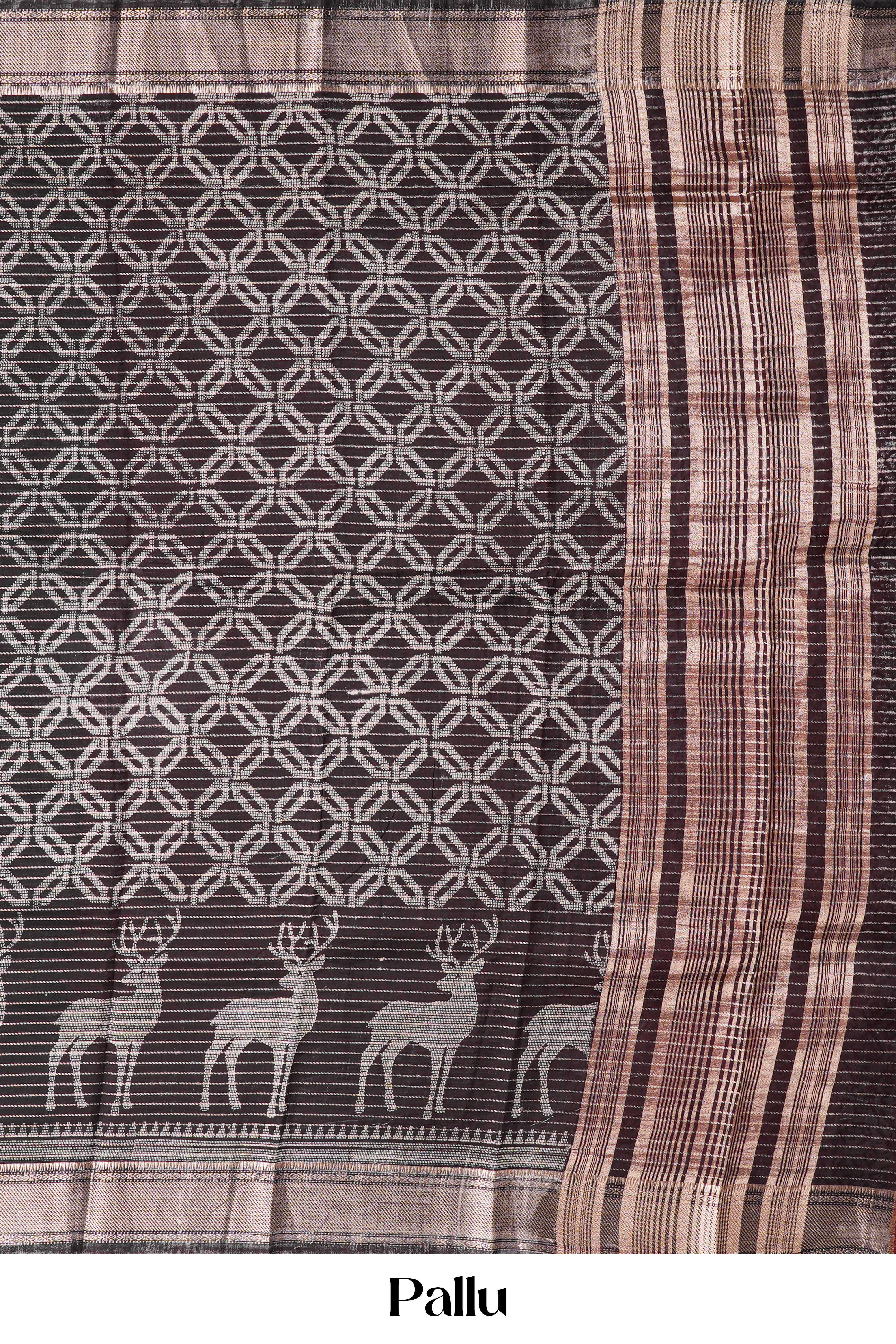 Blouse contrast zari