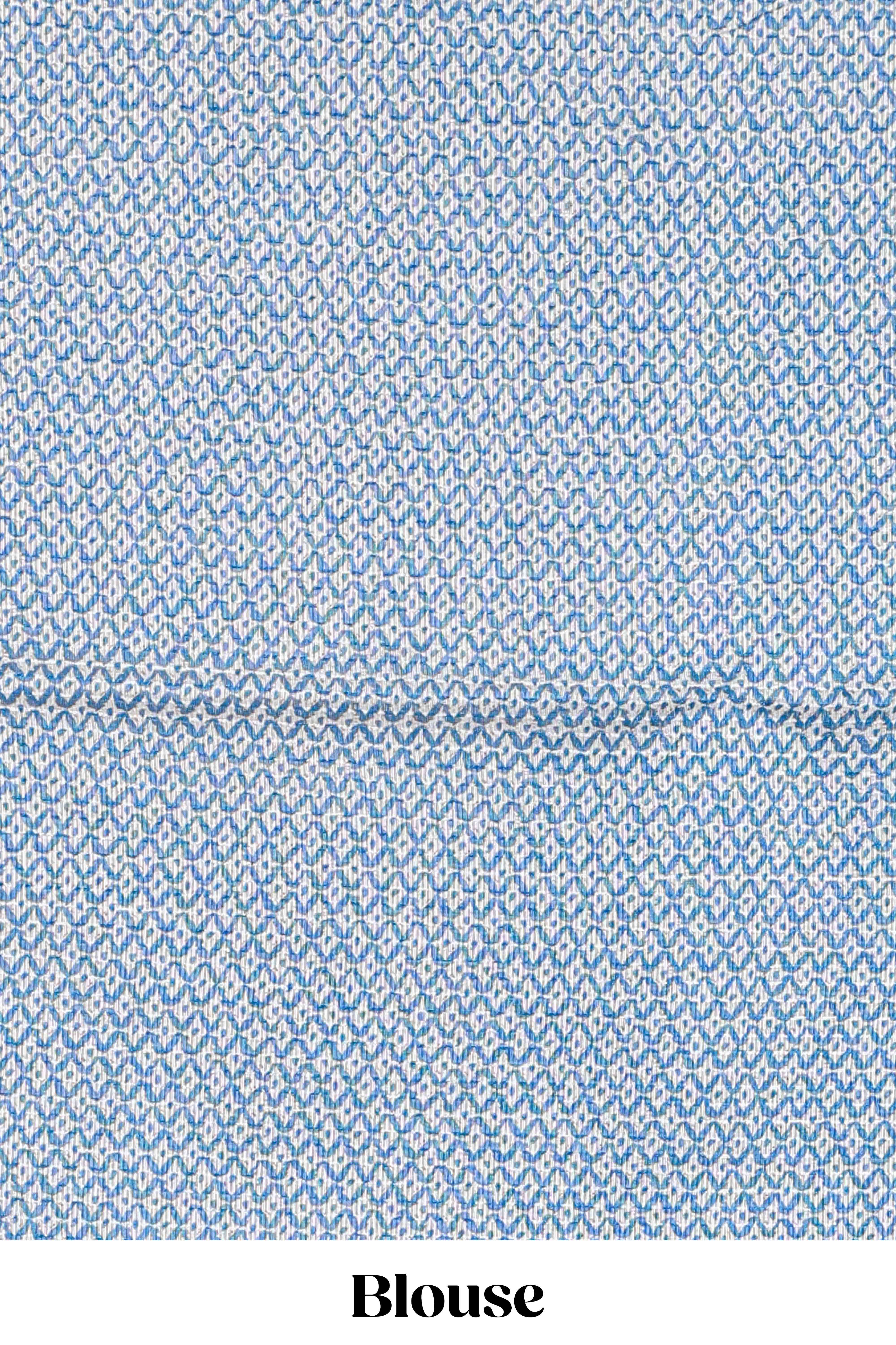 Blue casual Kota cotton sarees
