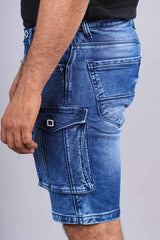 Blue casual summer shorts