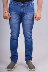 Blue denim slim jeans