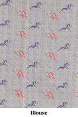 Blue elegant ethnic drape
