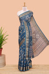 Blue marsh georgette weave