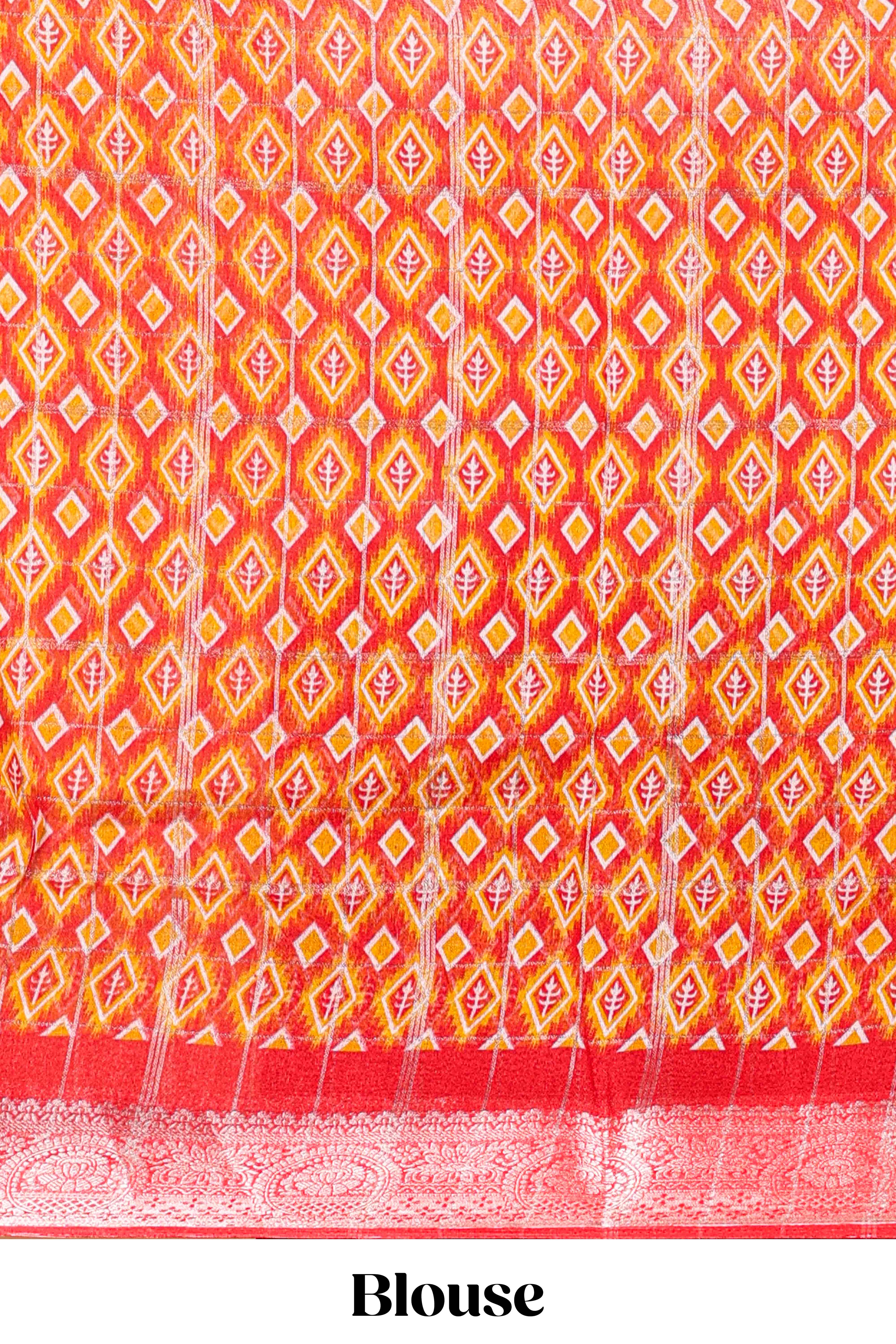 Bold festive drape