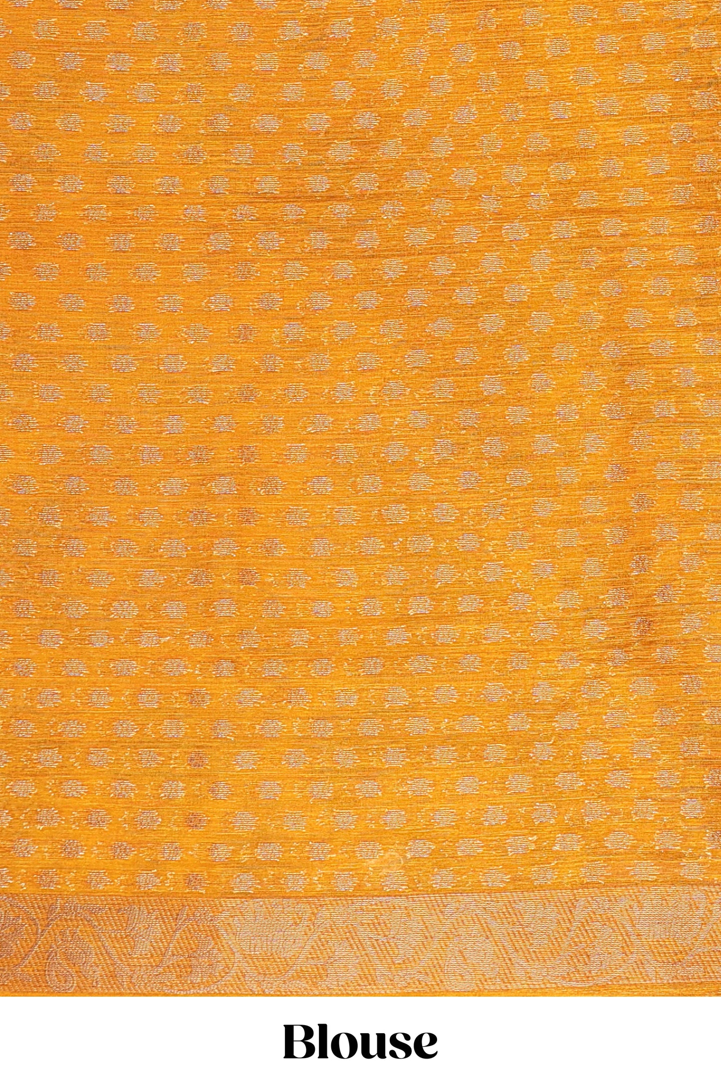 Orange and black tie and dye jute cotton saree with self zari border and blouse