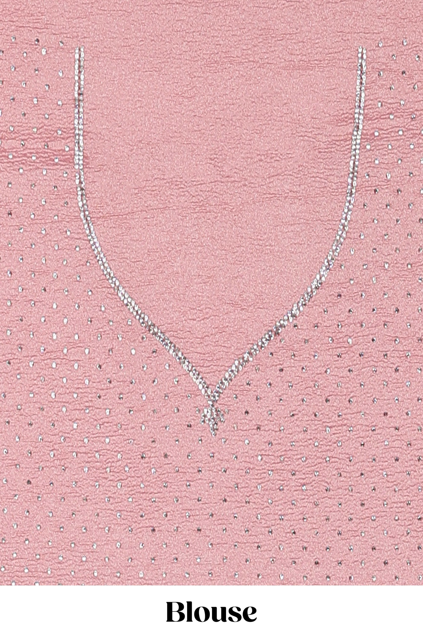 Pink organza crush saree with floral motif embroidery and stone work