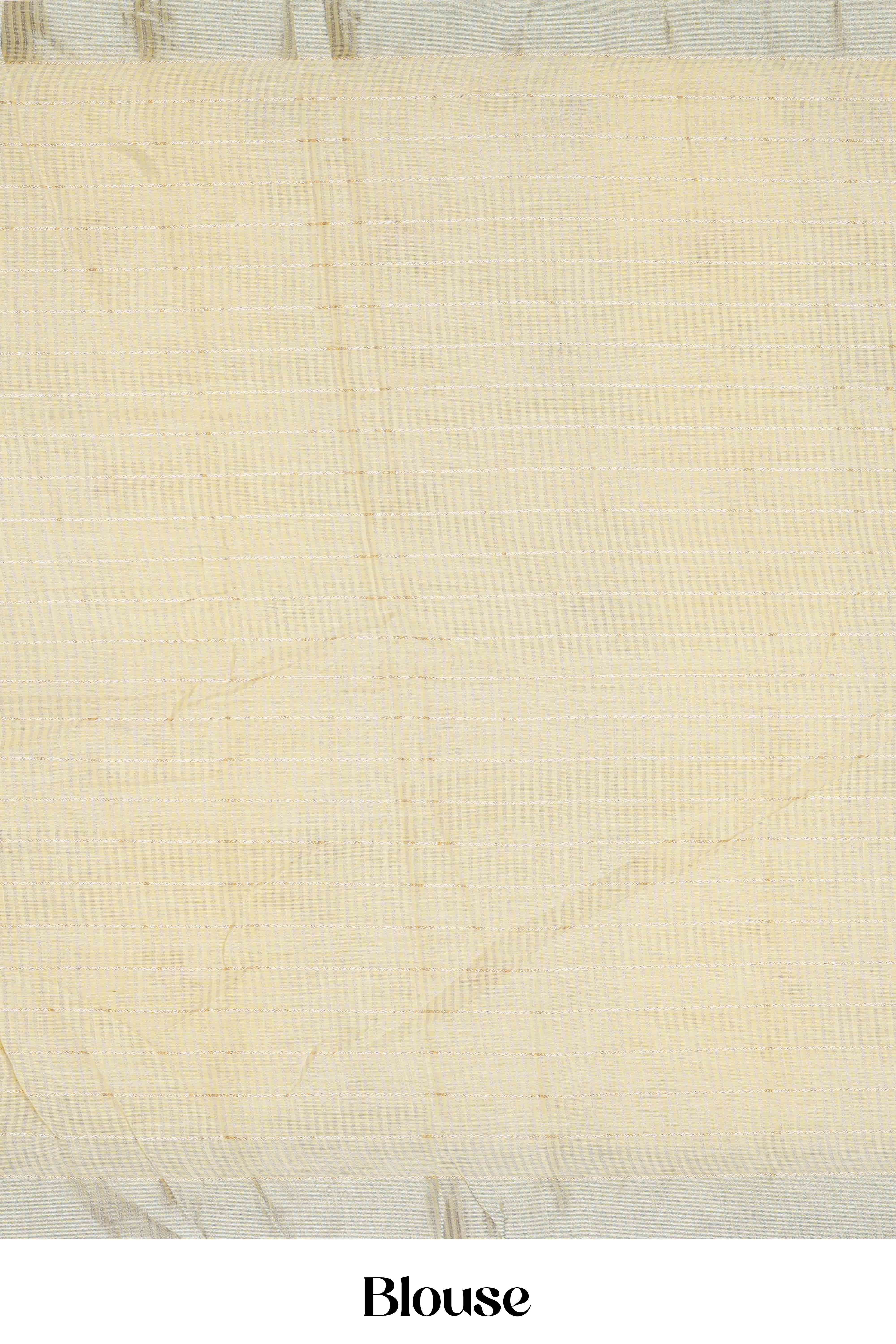 Casual linen yellow sarees