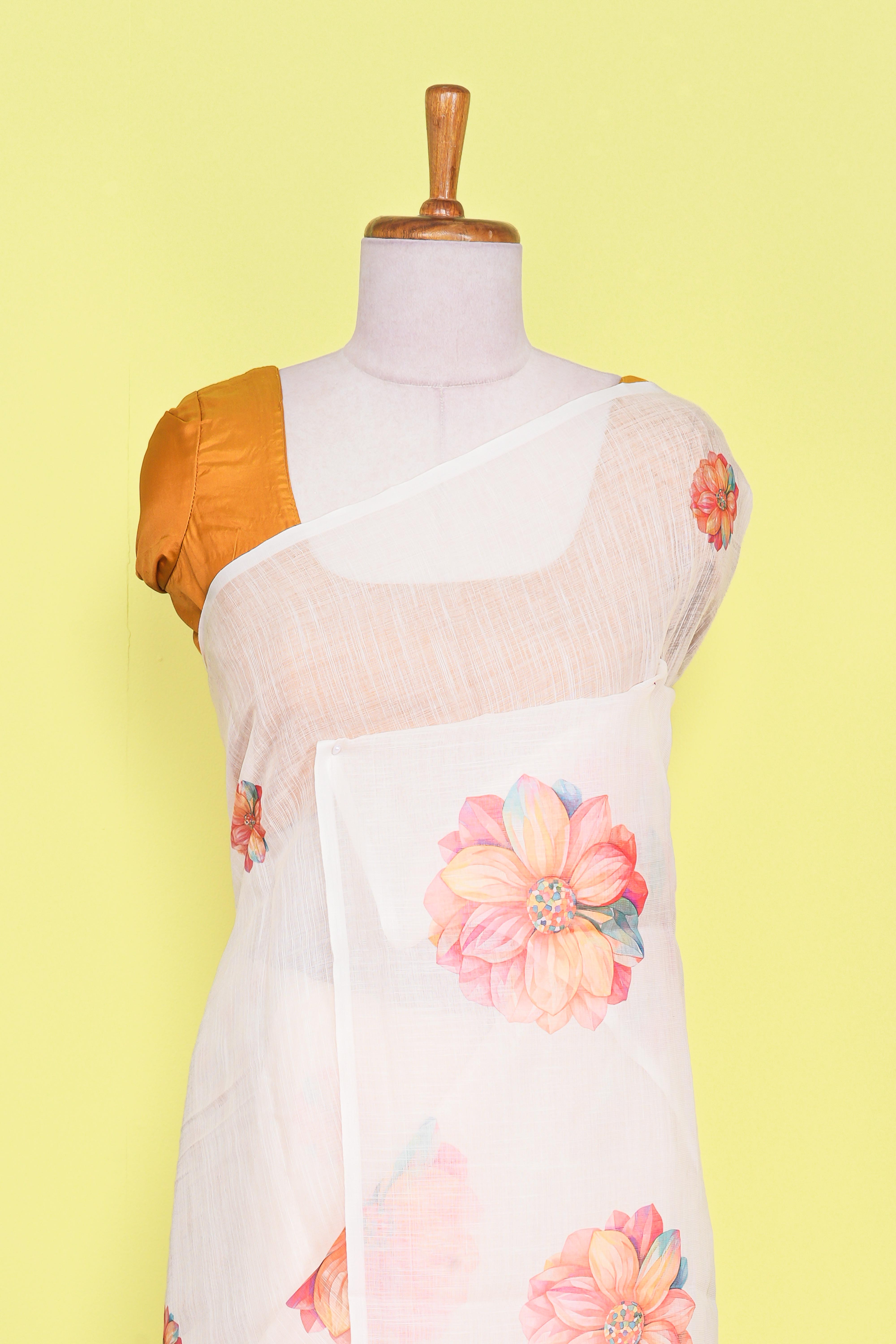 Casual sandal linen cotton