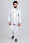 Checked casual mens shirt