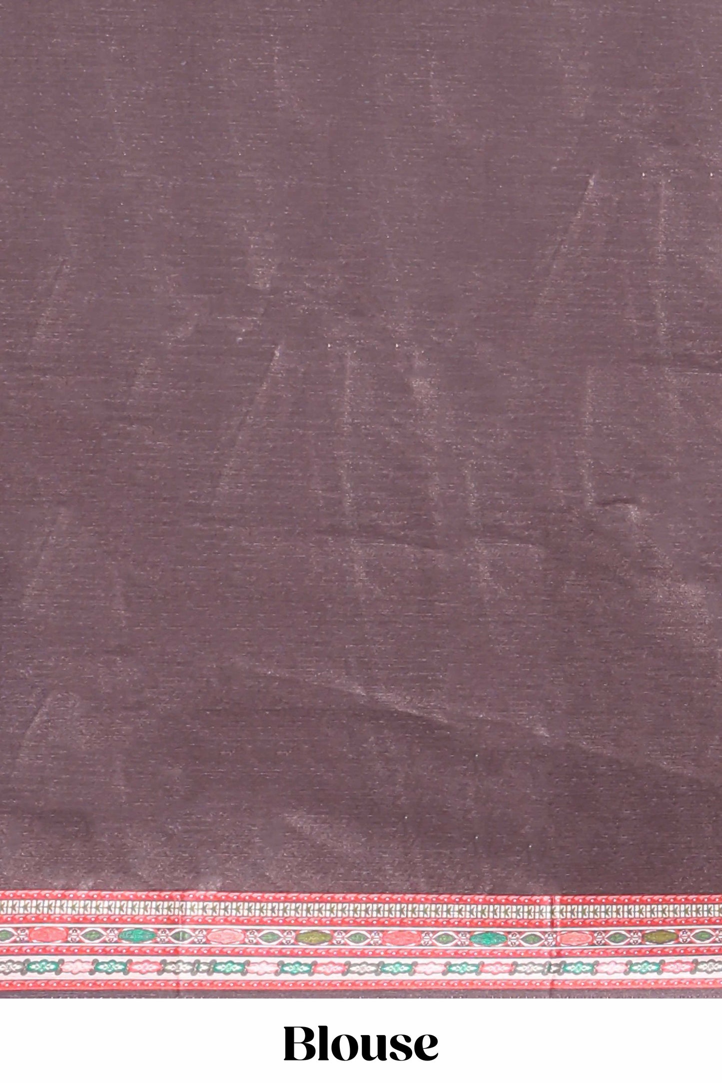 Chocolate brown Coordinated blouse styling