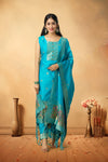 Classic blue ethnic outfit