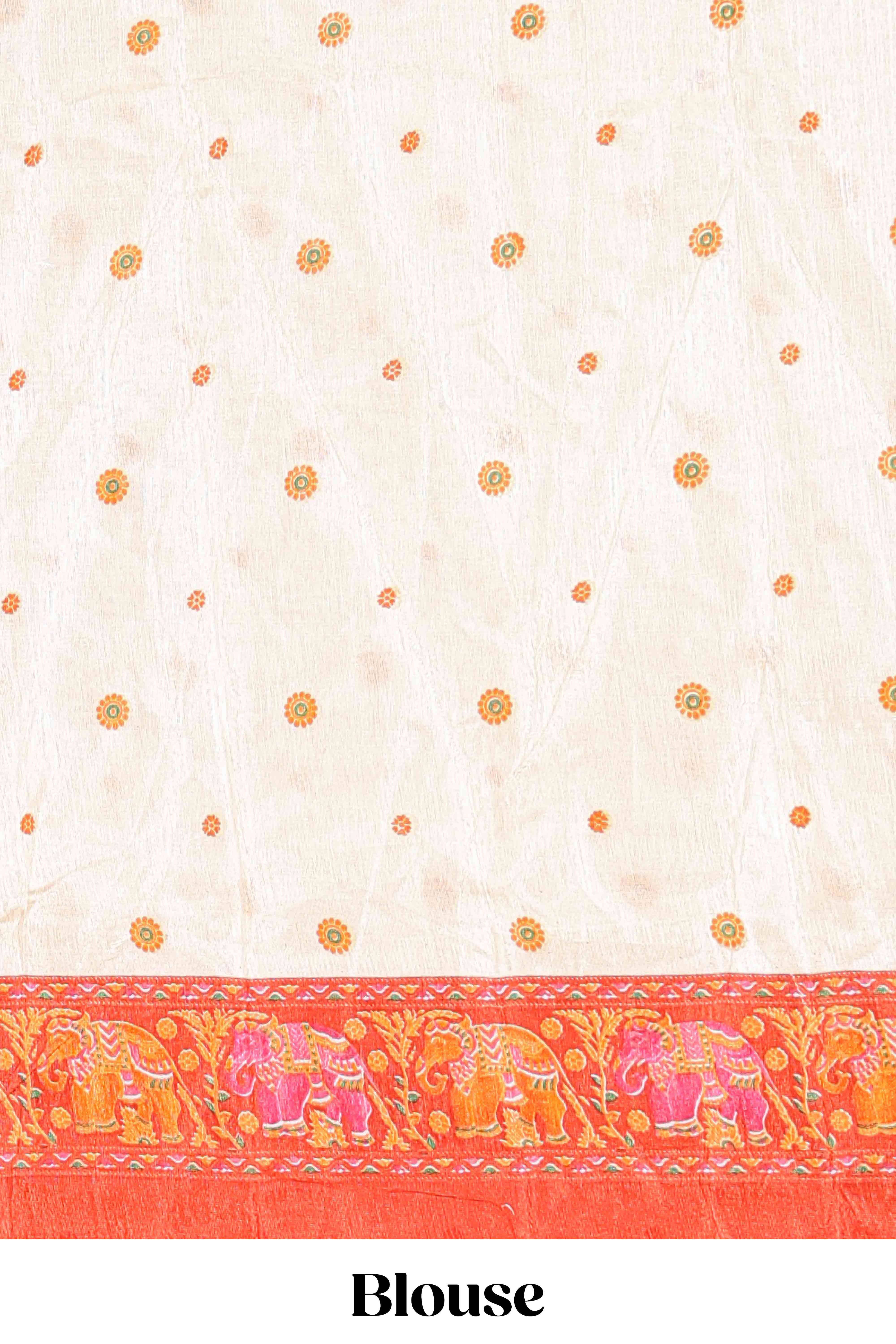 Classic floral ethnic fashion