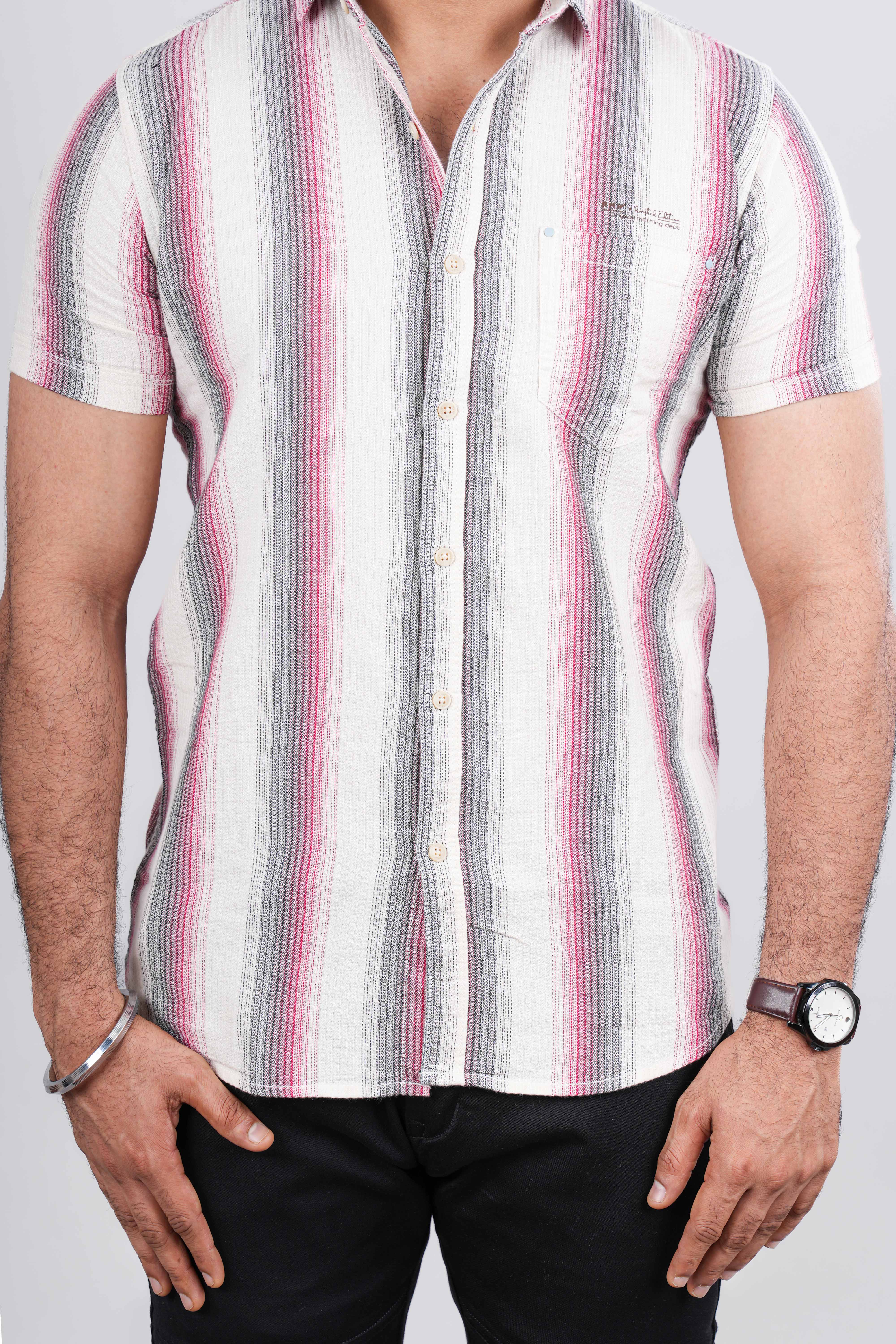 Classic stripe fashion shir