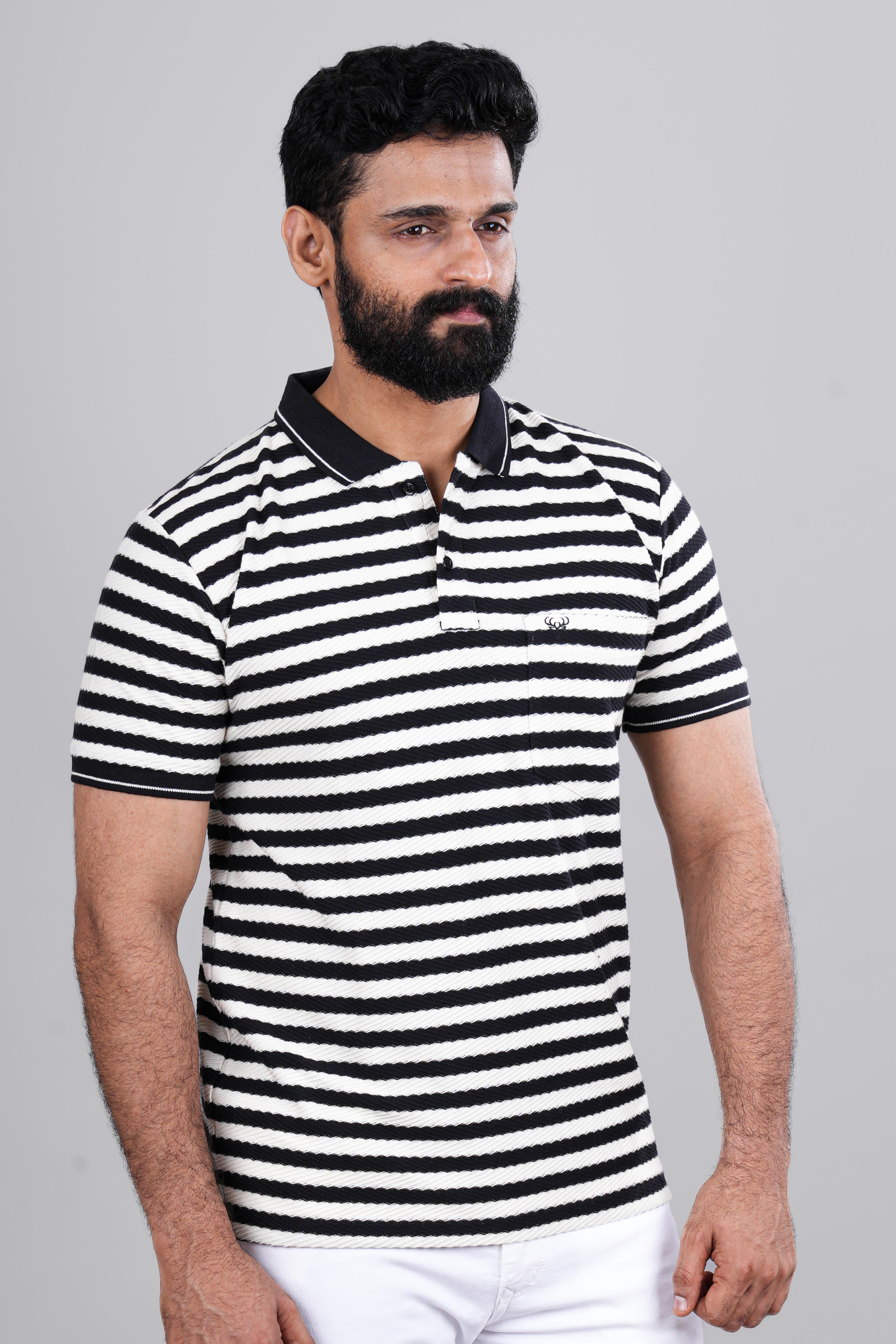 Classic stripe mens tee