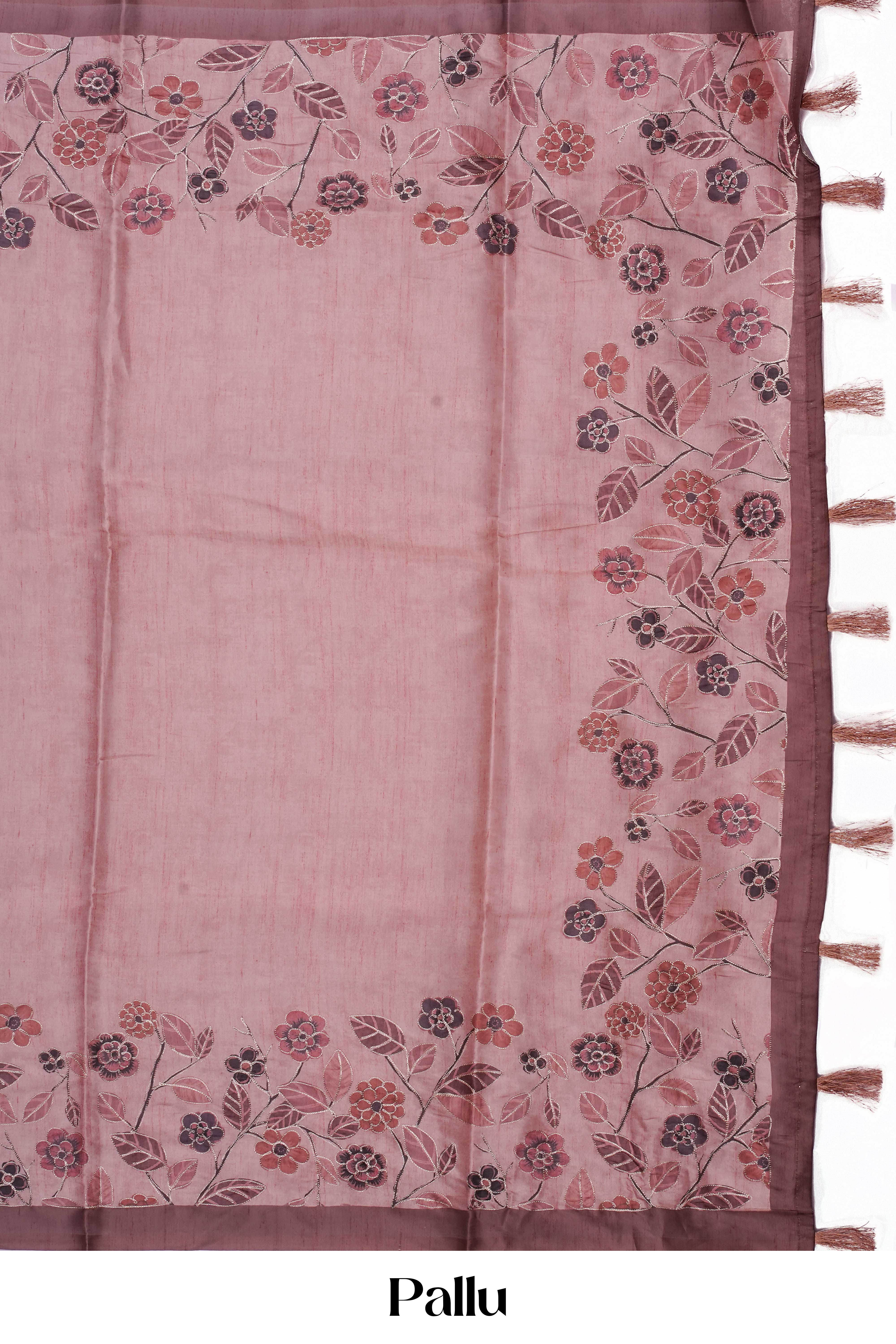 Contemporary elegance pallu