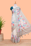 Cream art tussar weave