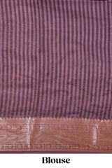 Cream banarasi festive saree