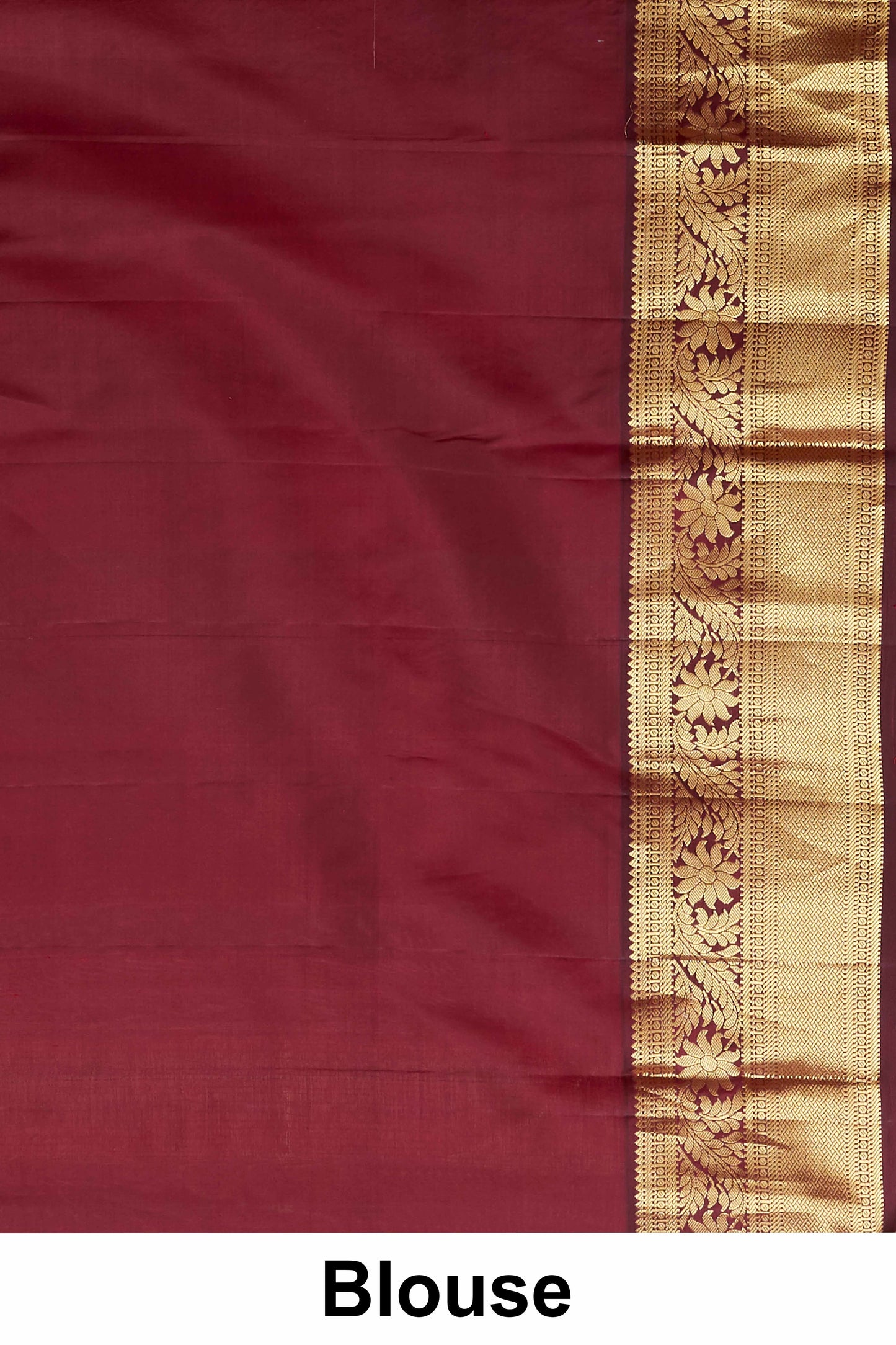 Cream bridal silk saree