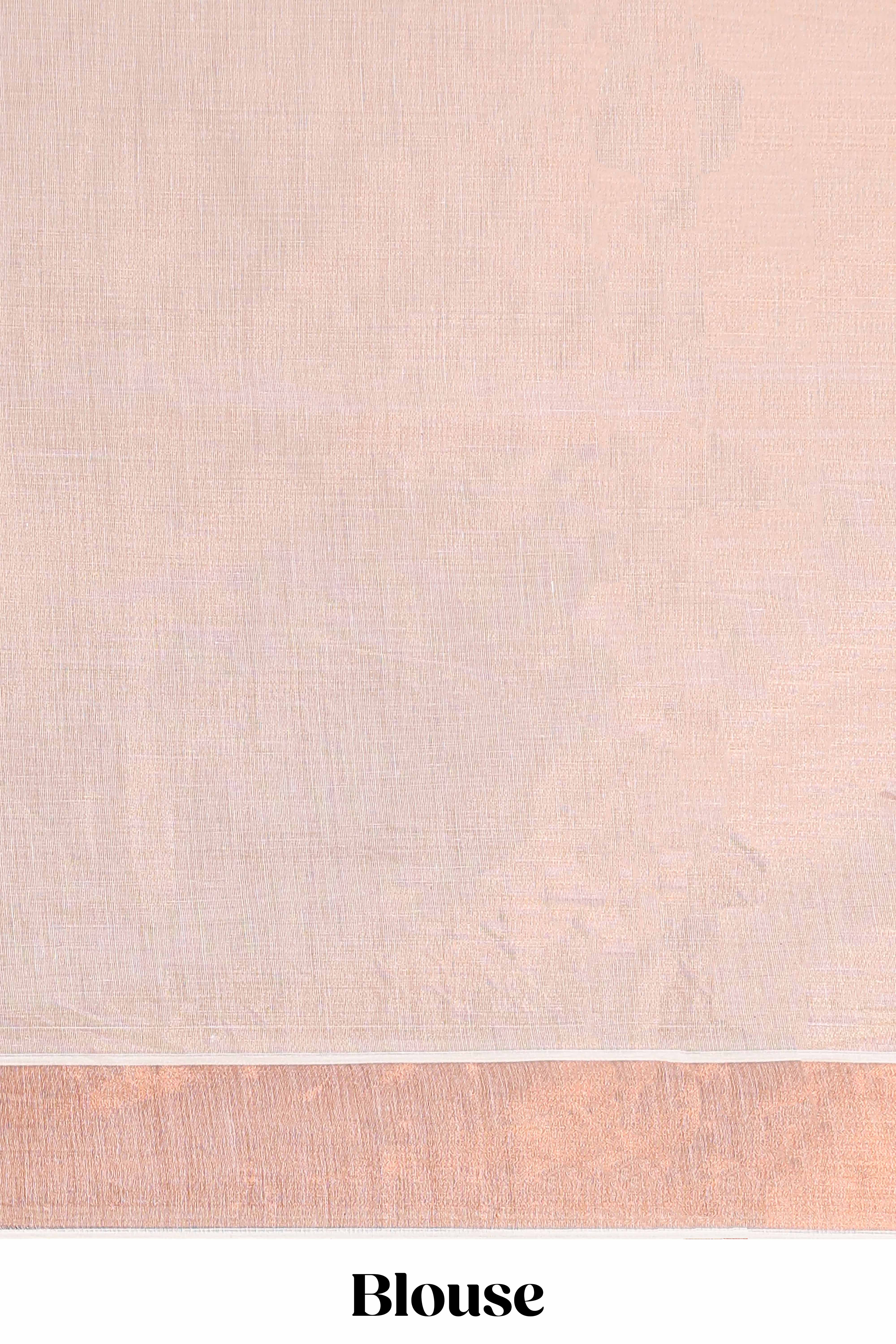 Cream casual Kerala tissue saree
