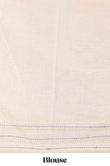 Cream casual chanderi saree