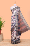 Cream silk dola fabric